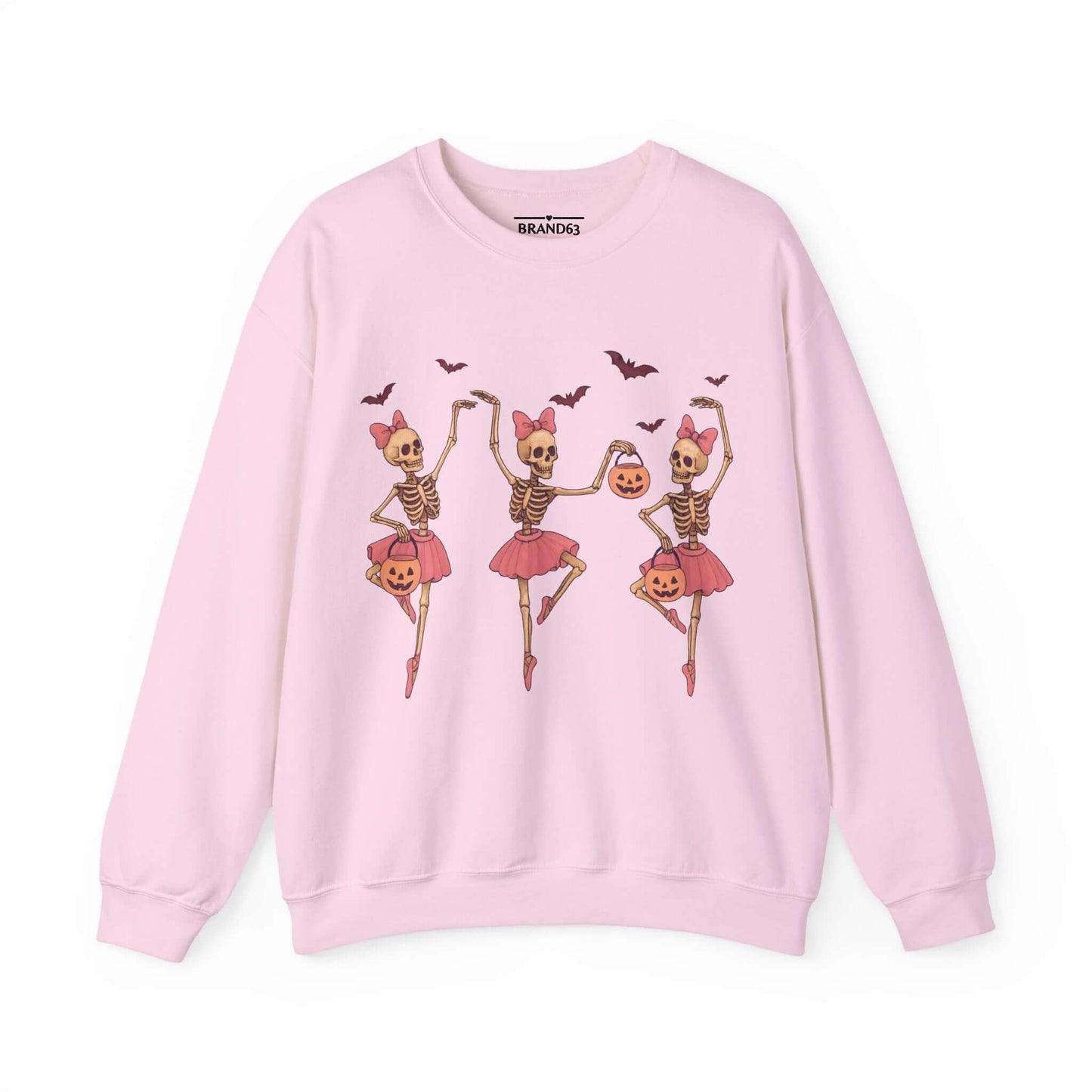 Ballerina Skeleton Halloween Sweatshirt, Brand63