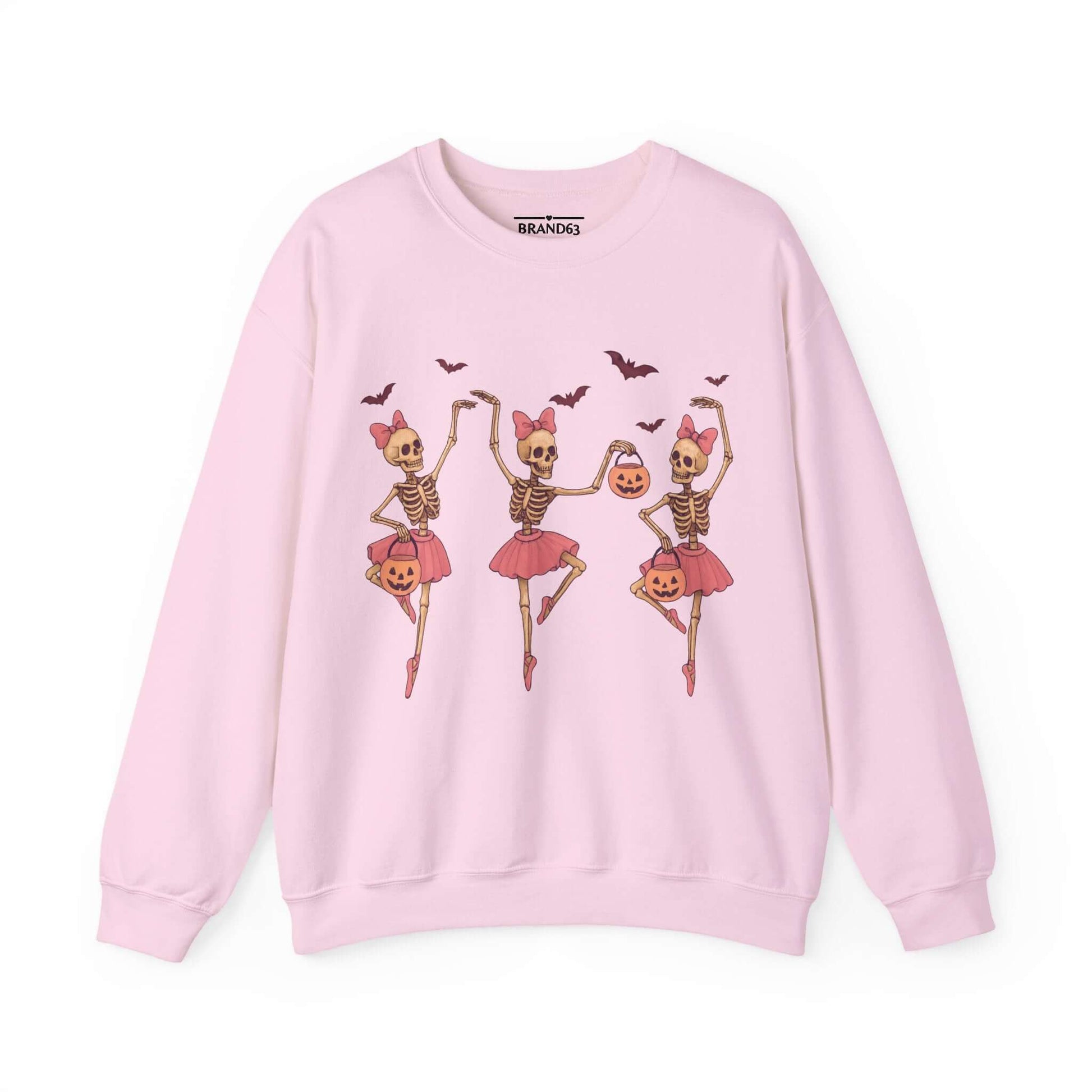 Ballerina Skeleton Halloween Sweatshirt, Brand63