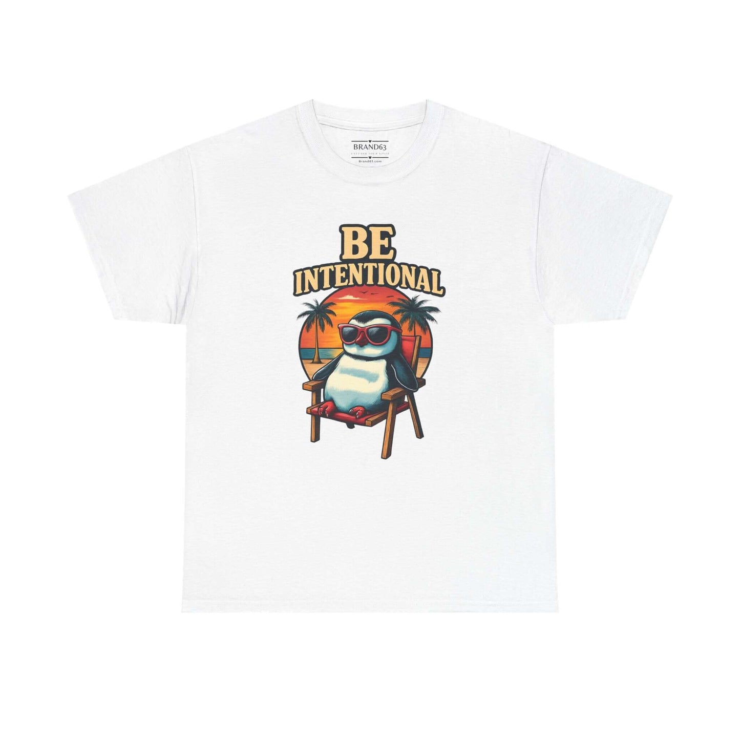 Be Intentional Positive Vibe Graphic T-Shirt, Unisex, Brand63