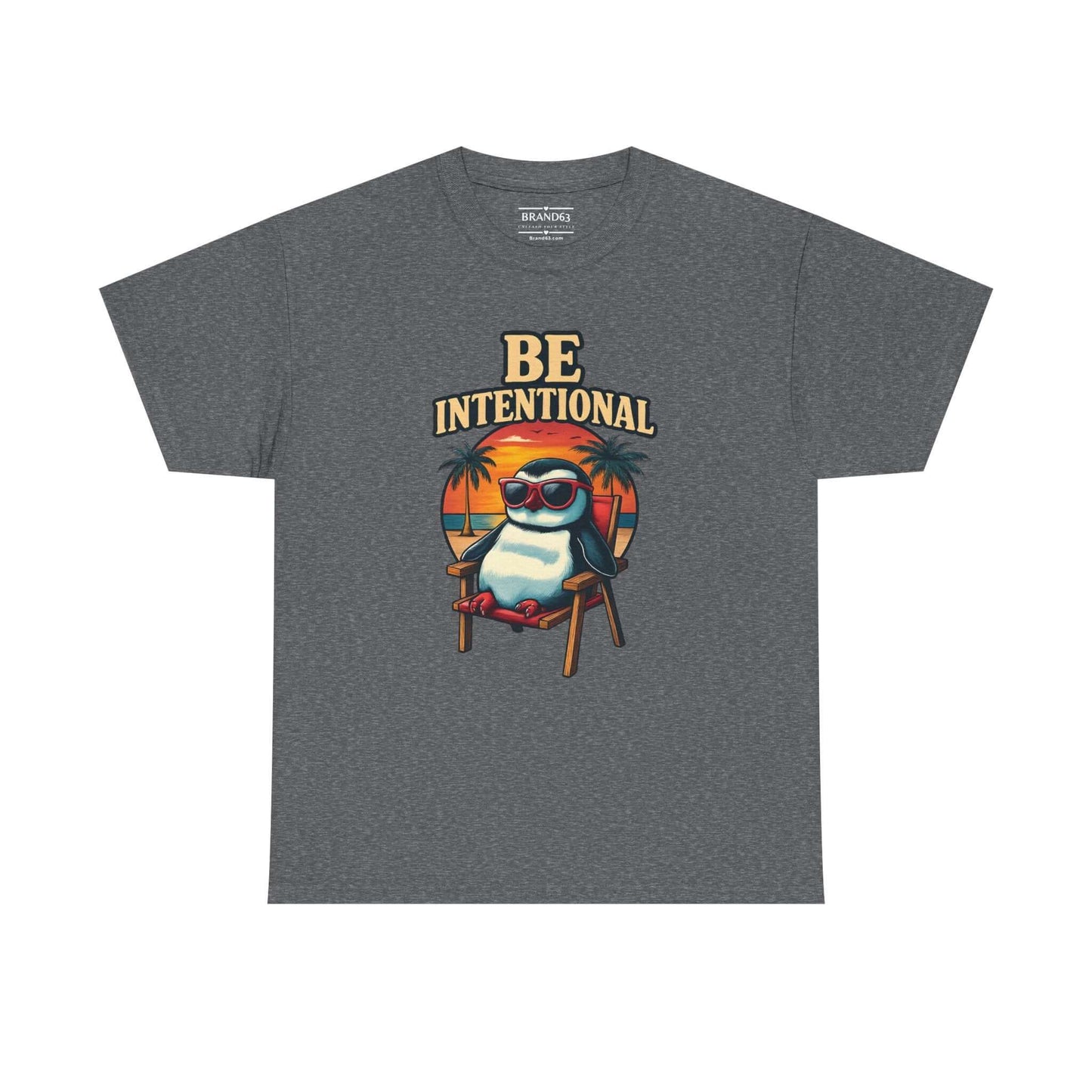 Be Intentional Positive Vibe Graphic T-Shirt, Unisex, Brand63