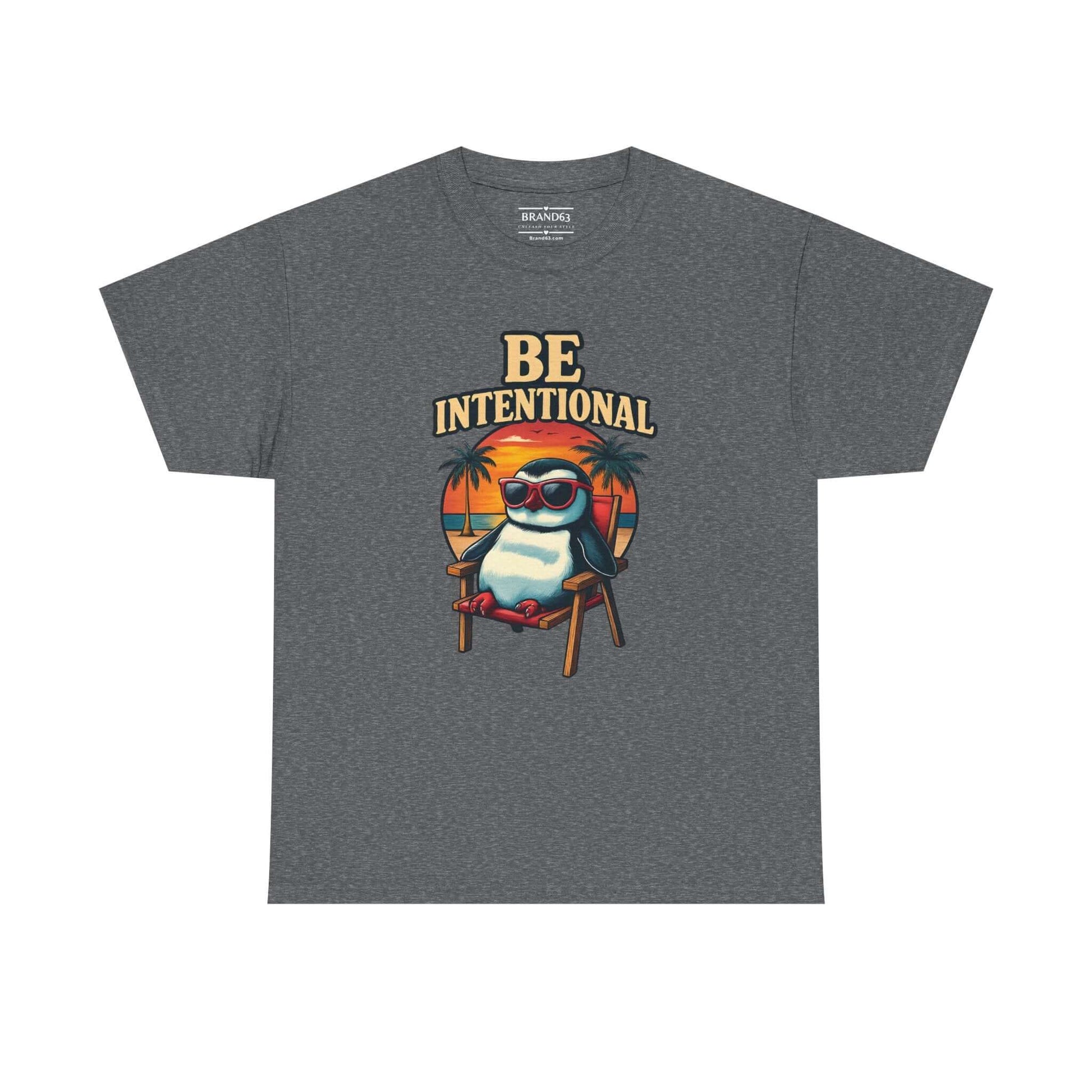 Be Intentional Positive Vibe Graphic T-Shirt, Unisex, Brand63