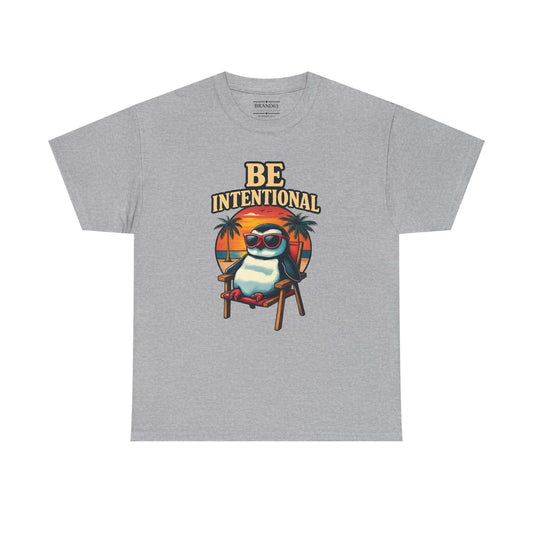 Be Intentional Positive Vibe Graphic T-Shirt, Unisex, Brand63