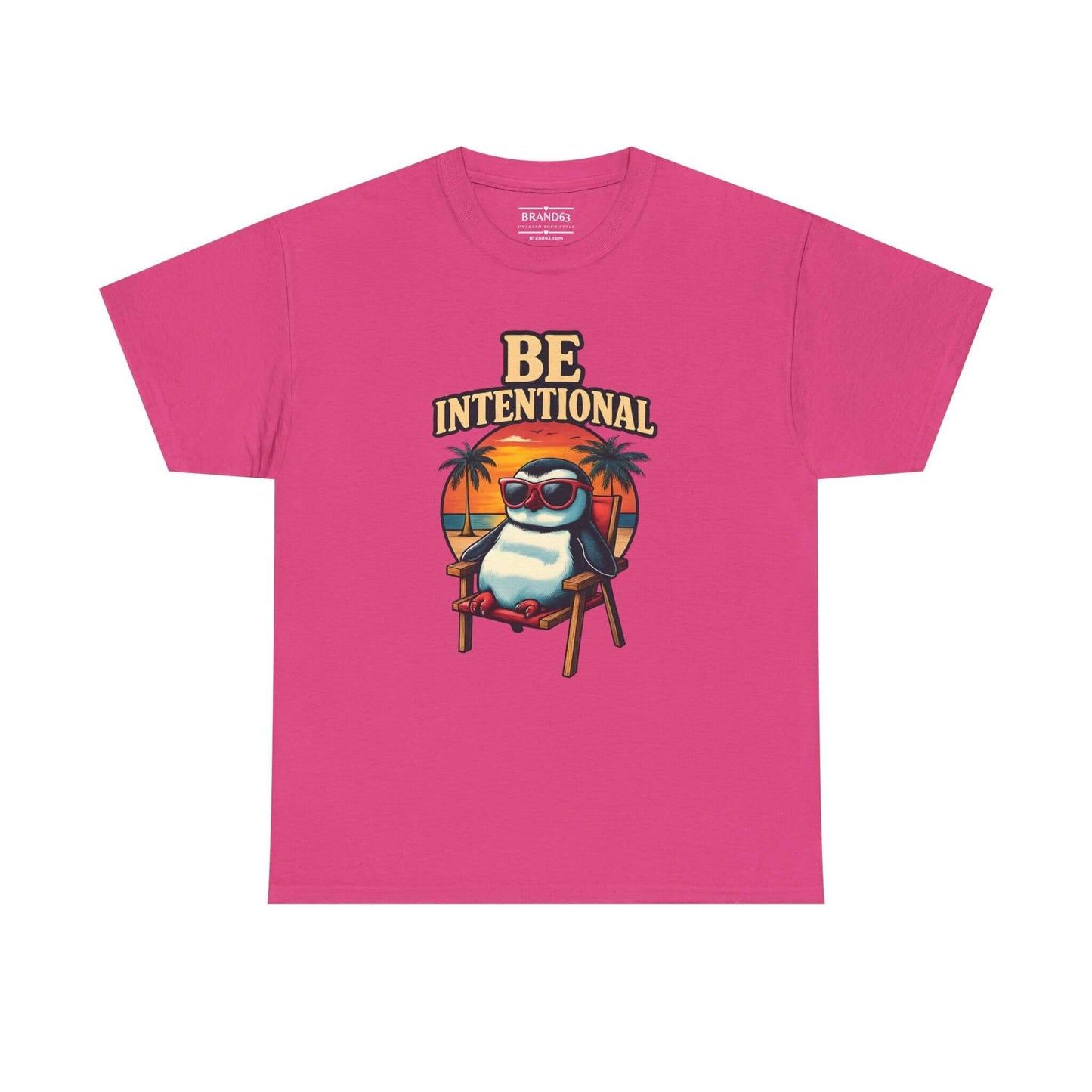 Be Intentional Positive Vibe Graphic T-Shirt, Unisex, Brand63