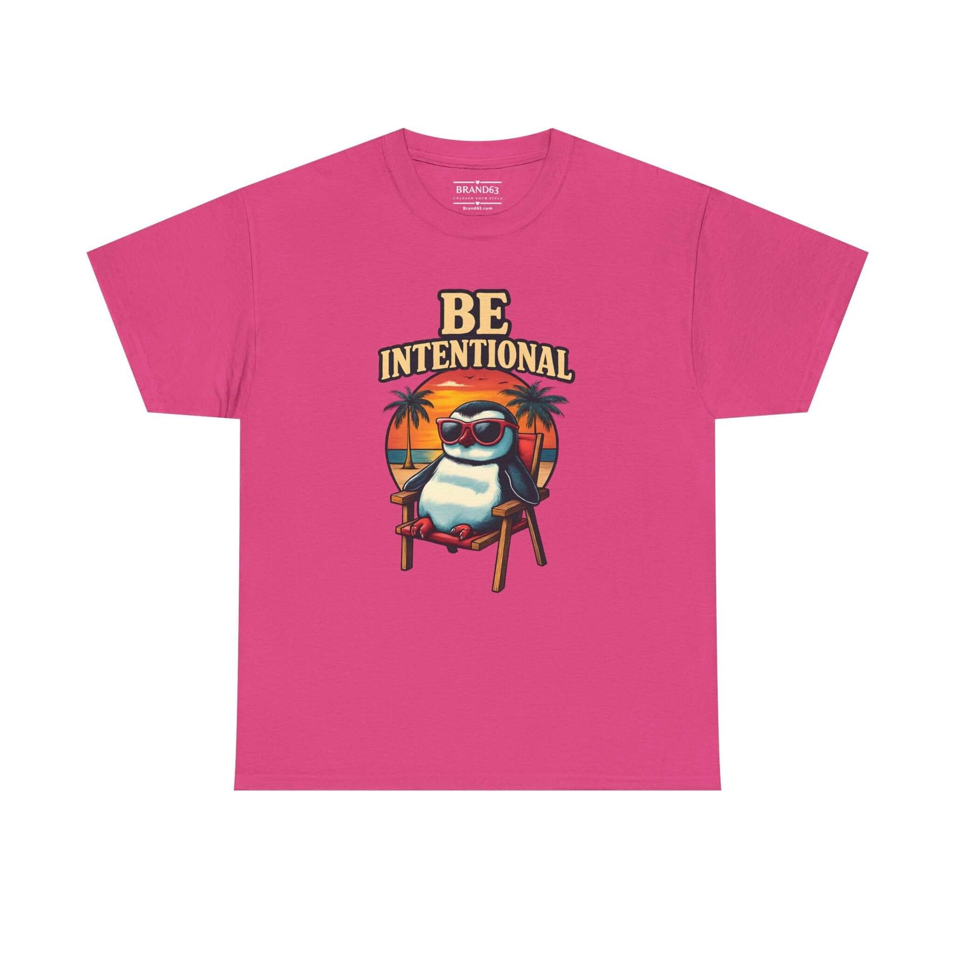 Be Intentional Positive Vibe Graphic T-Shirt, Unisex, Brand63