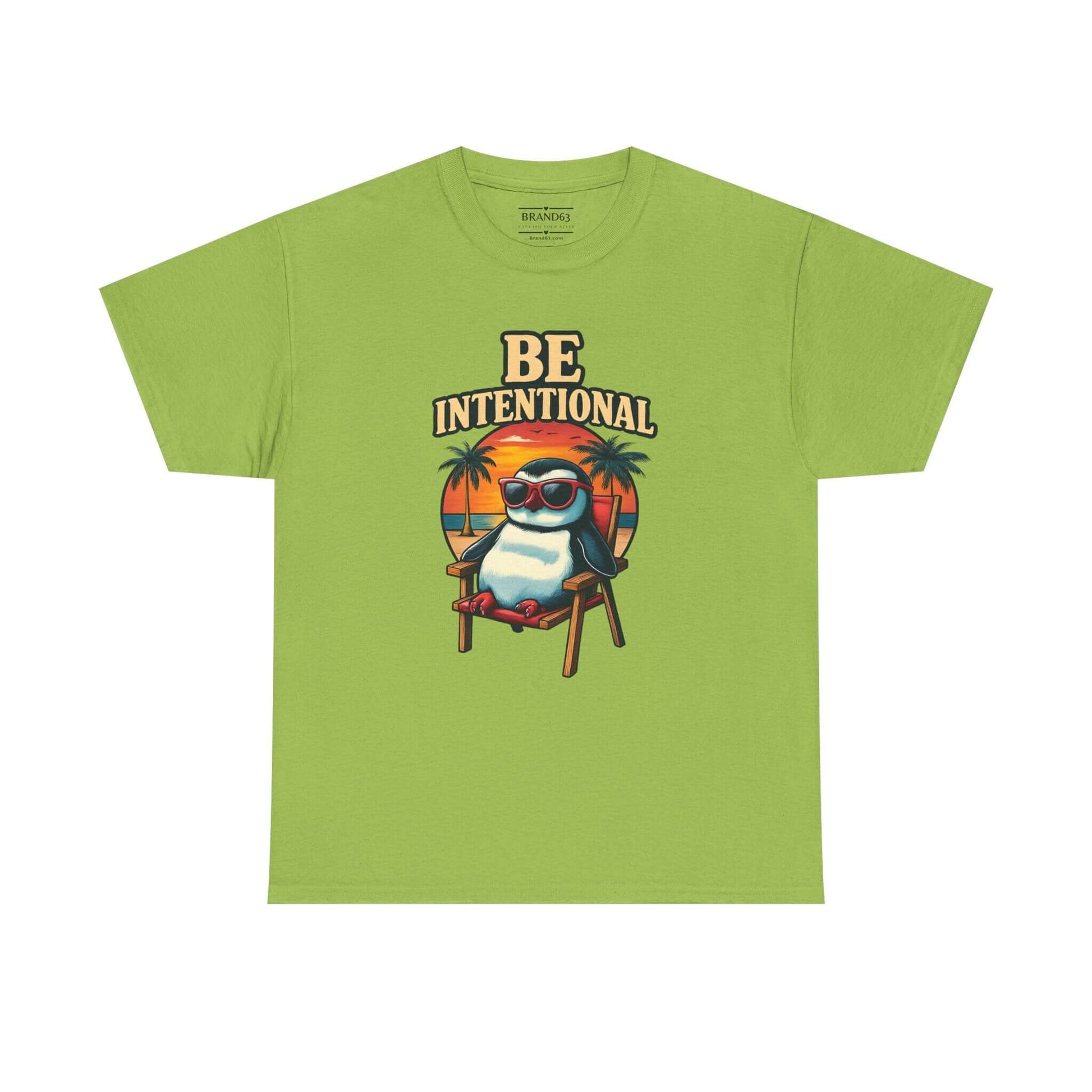 Be Intentional Positive Vibe Graphic T-Shirt, Unisex, Brand63