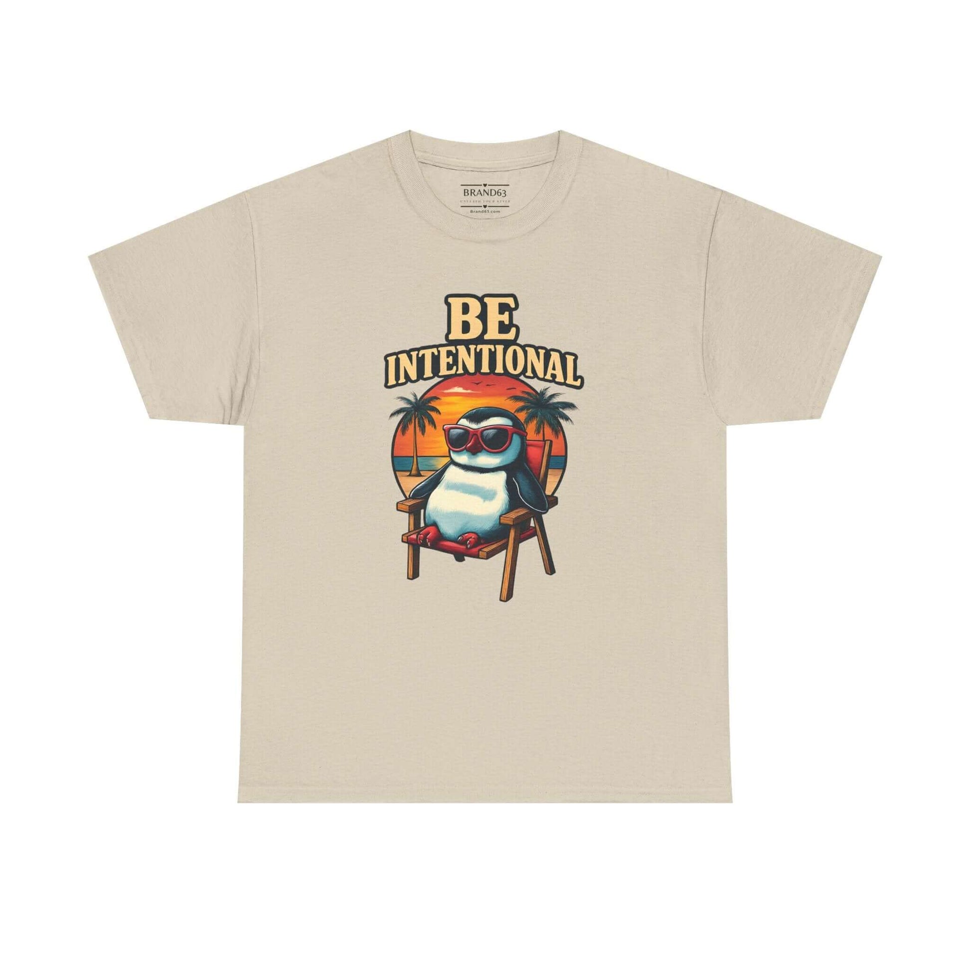 Be Intentional Positive Vibe Graphic T-Shirt, Unisex, Brand63