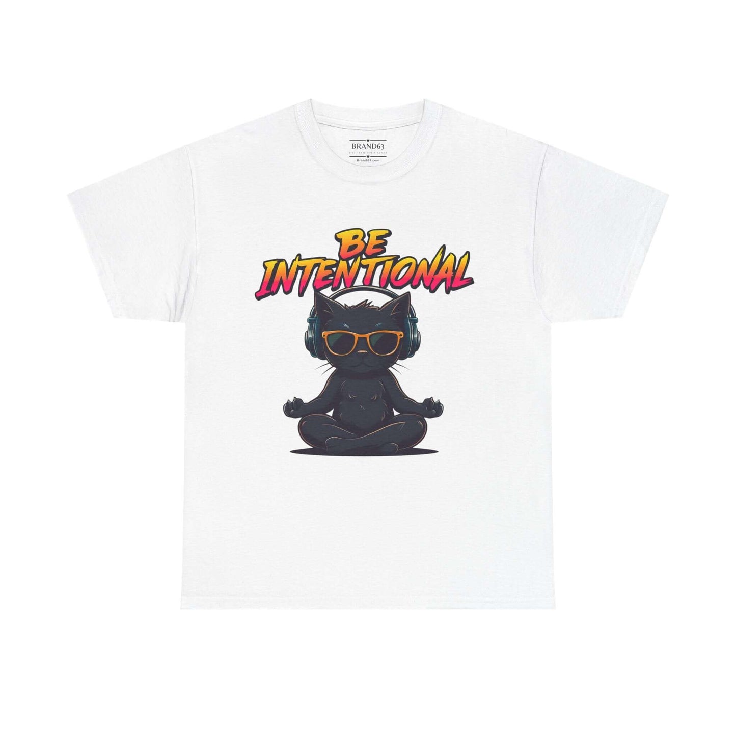 Exclusive Be Intentional Positive Vibe T-Shirt, Unisex, Brand63