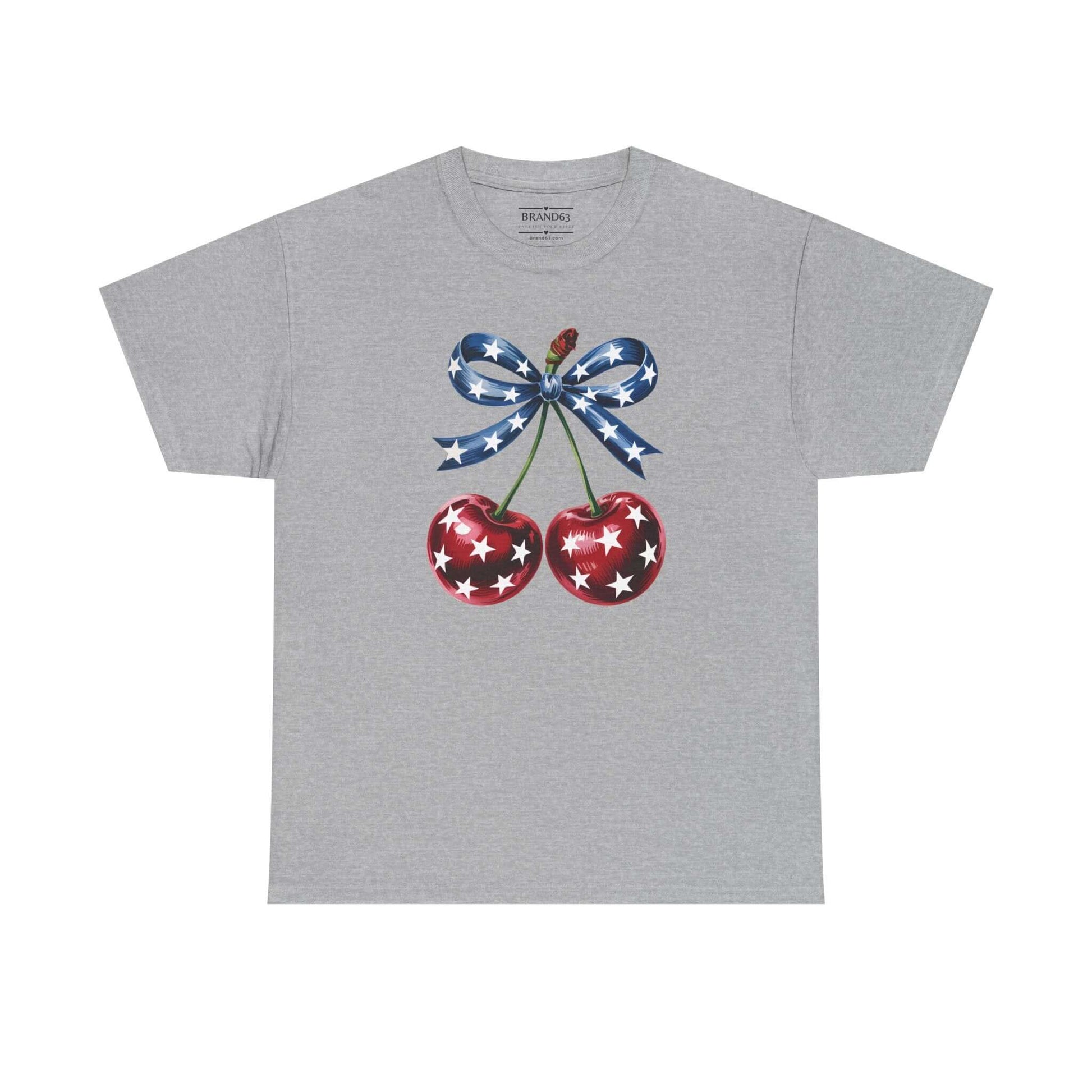 Cherries 4th Of July Women's Patriotic Tee, Brand63