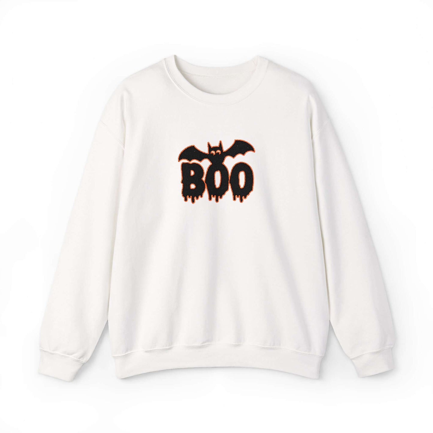 Embroidered Spooky Halloween Crewneck Sweatshirt, Brand63