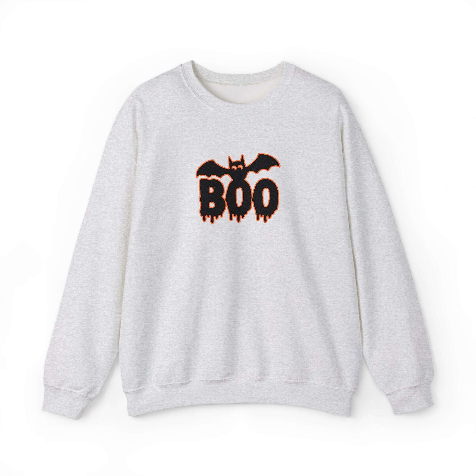 Embroidered Spooky Halloween Crewneck Sweatshirt, Brand63