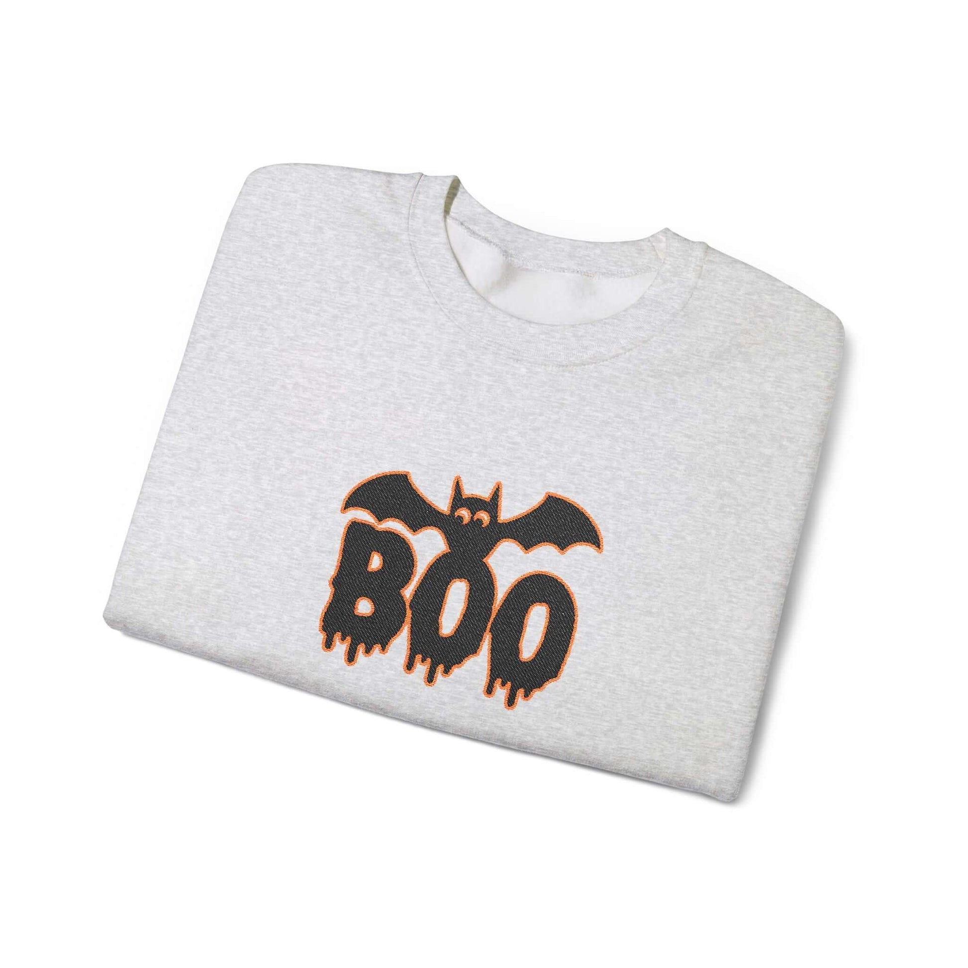 Embroidered Spooky Halloween Crewneck Sweatshirt, Brand63