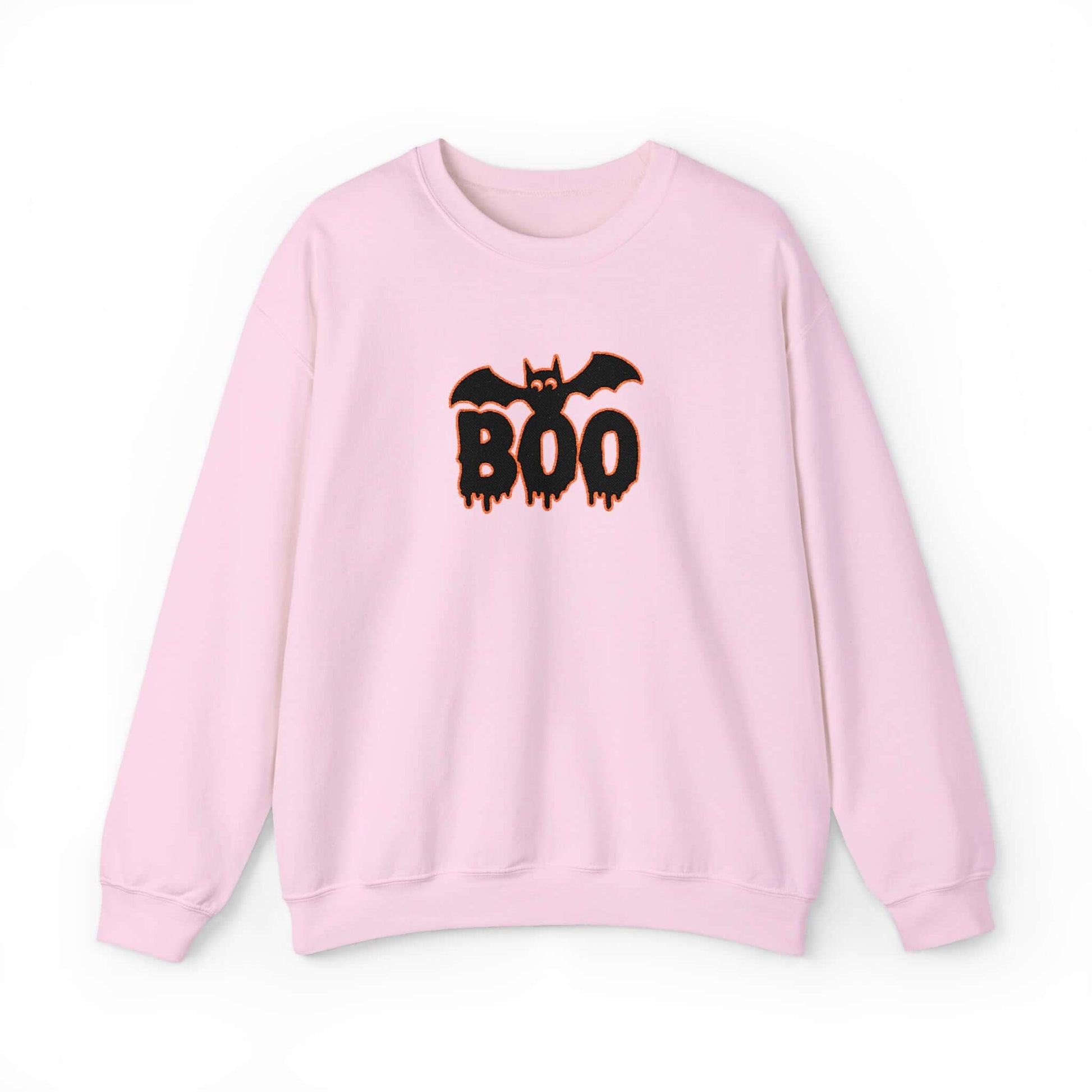 Embroidered Spooky Halloween Crewneck Sweatshirt, Brand63