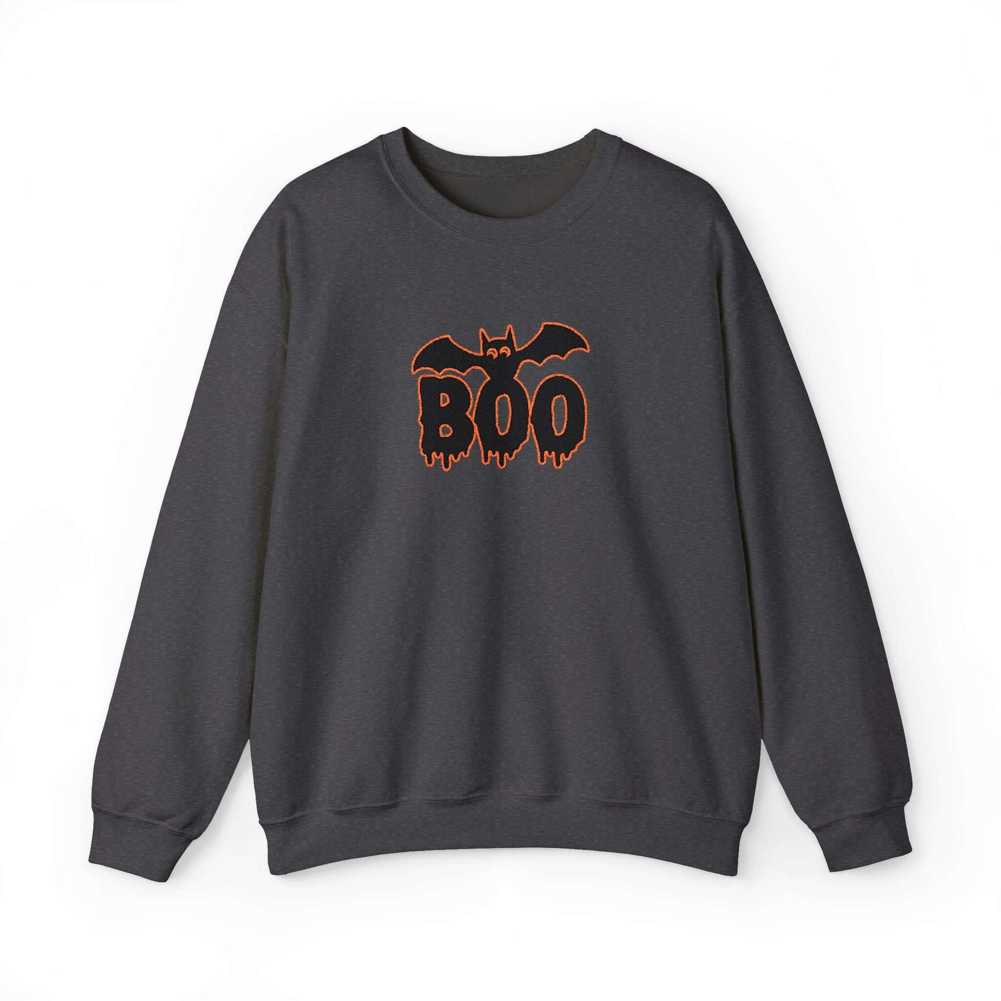 Embroidered Spooky Halloween Crewneck Sweatshirt, Brand63