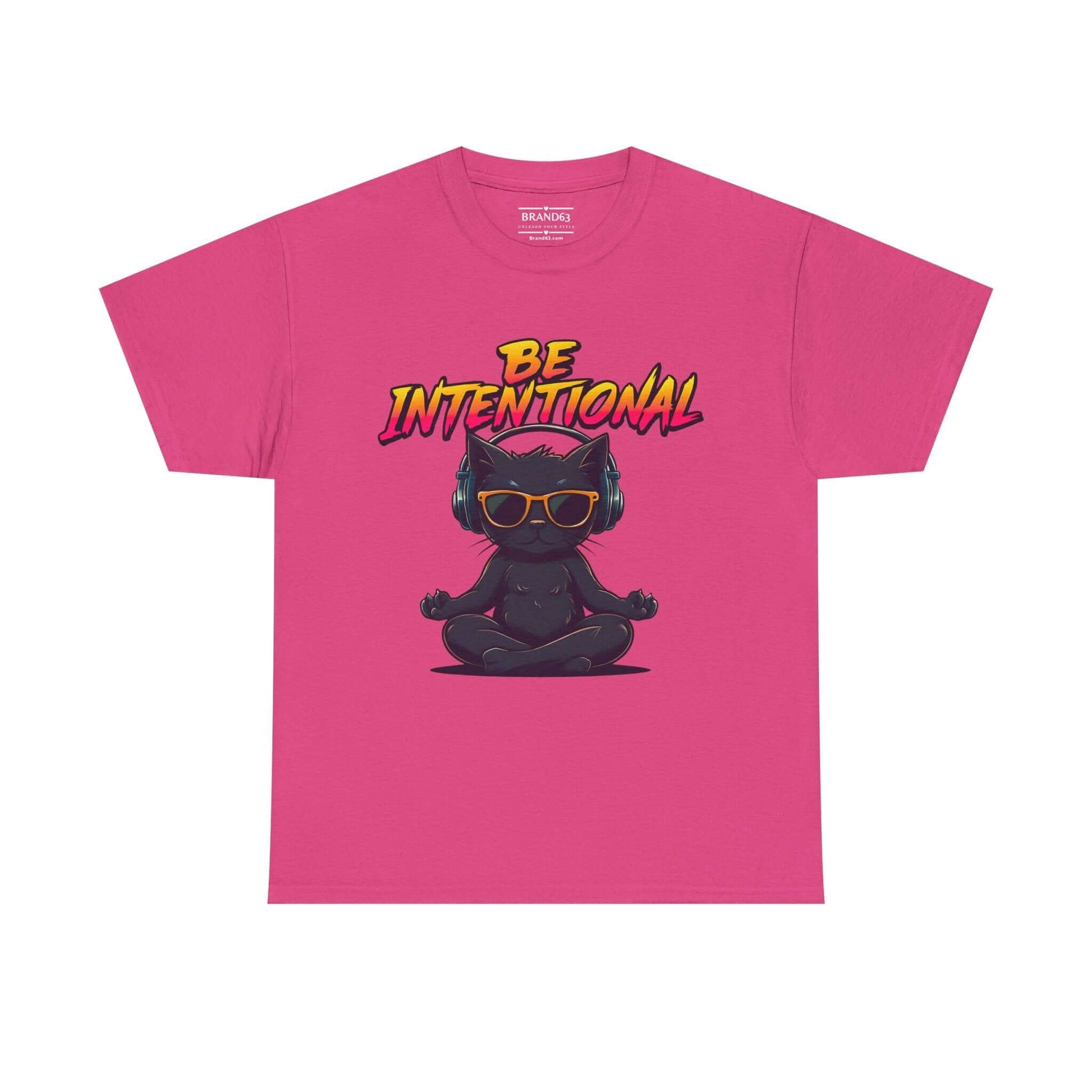 Exclusive Be Intentional Positive Vibe T-Shirt, Unisex, Brand63