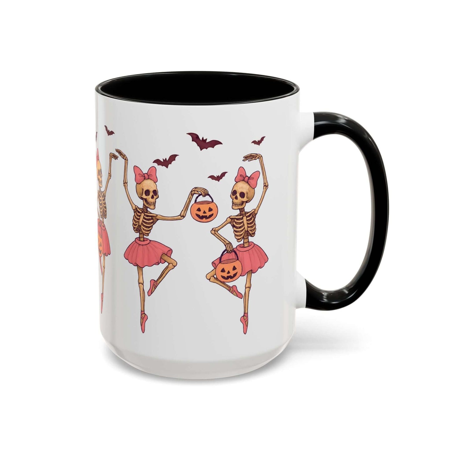 Halloween Skeleton Ballerina Dancers Mug, Brand63