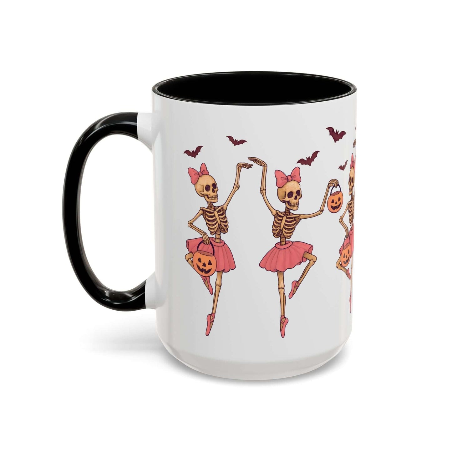 Halloween Skeleton Ballerina Dancers Mug, Brand63