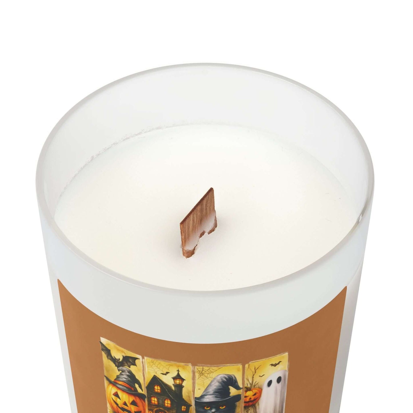 Hocus Pocus Halloween Frosted Glass Candle, Brand63