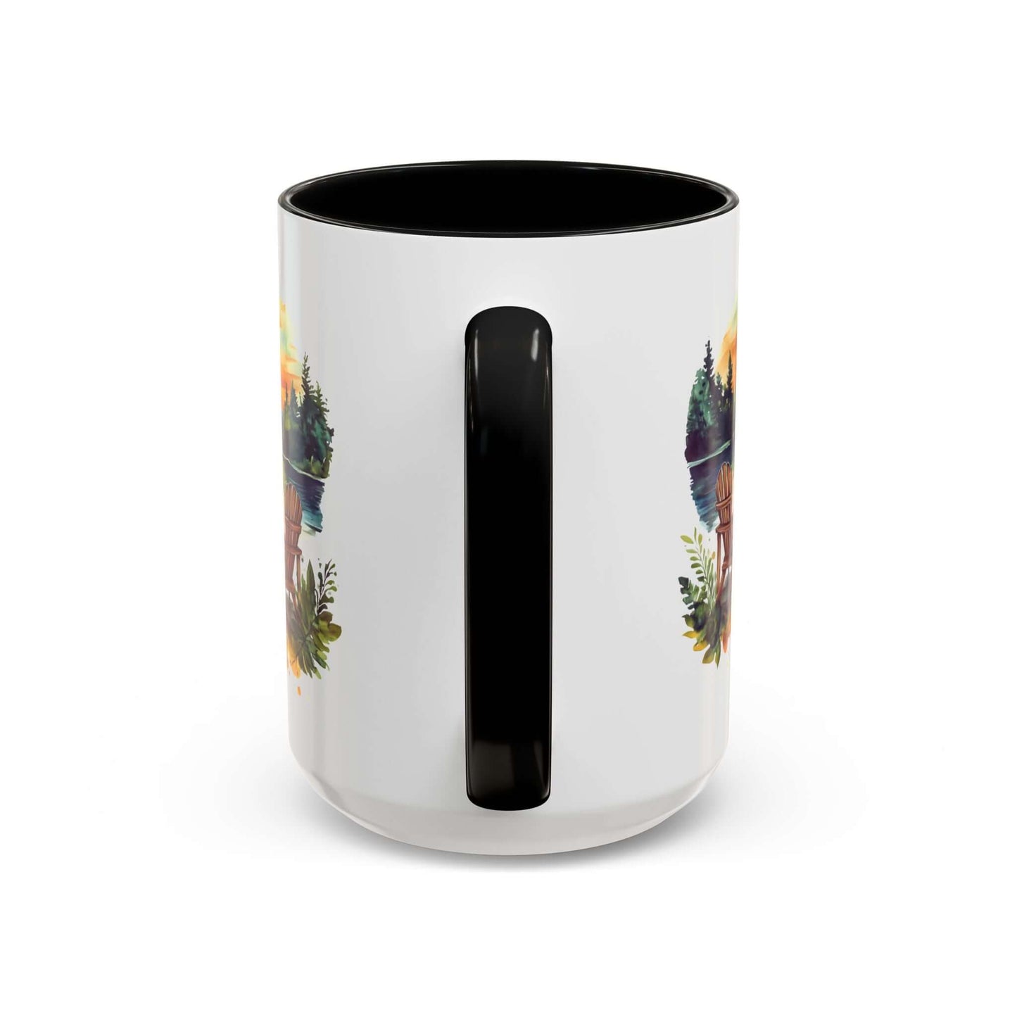 Nature-Inspired Accent Coffee Mug, Brand63