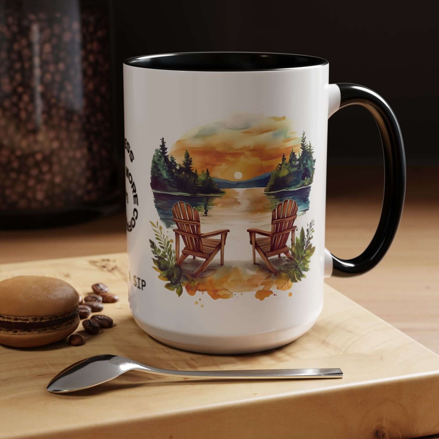 Nature-Inspired Accent Coffee Mug, Brand63