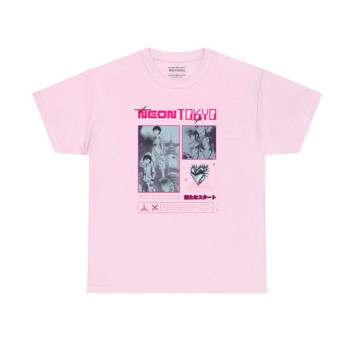 Neon-Tokyo Anime Tee, Brand63