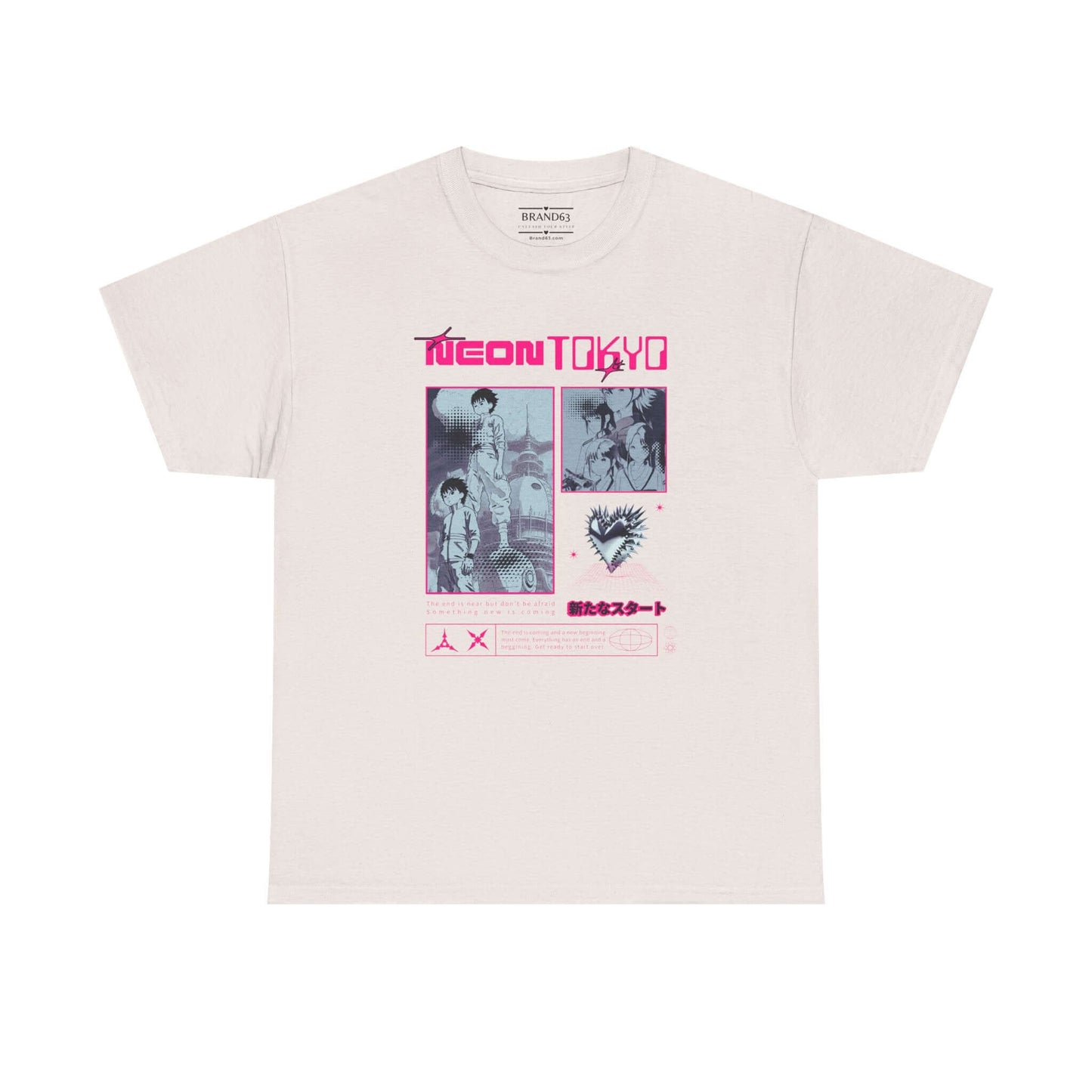 Neon-Tokyo Anime Tee, Brand63