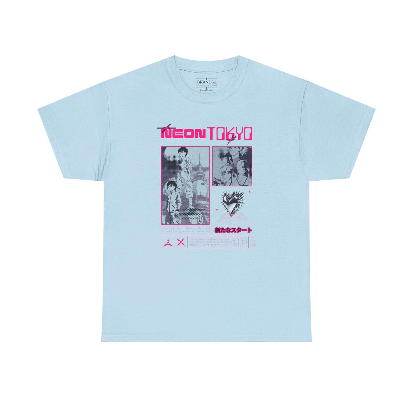 Neon-Tokyo Anime Tee, Brand63