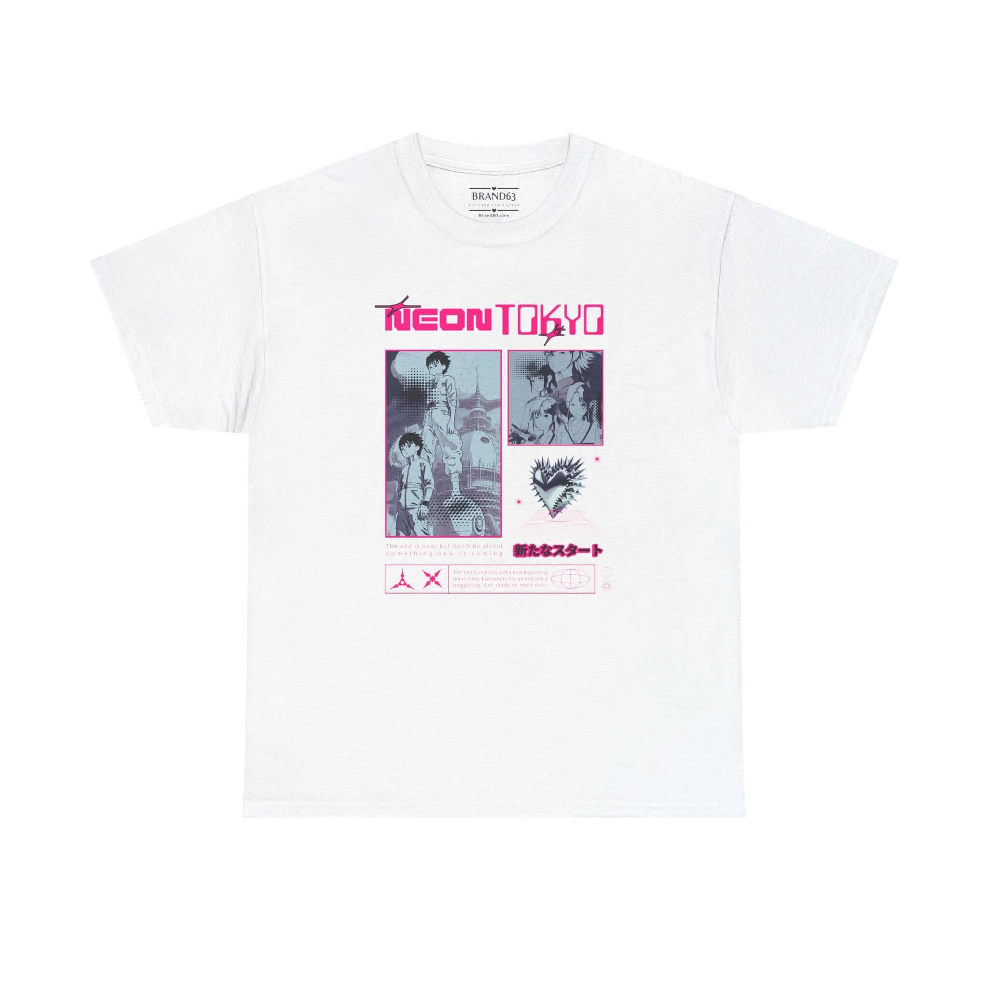 Neon-Tokyo Anime Tee, Brand63
