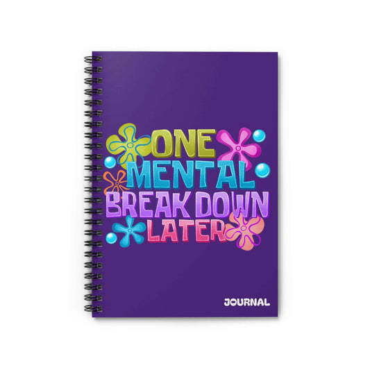 Self-Care Spiral Notebook - Ruled Line Blank Lined Journal, Brand63