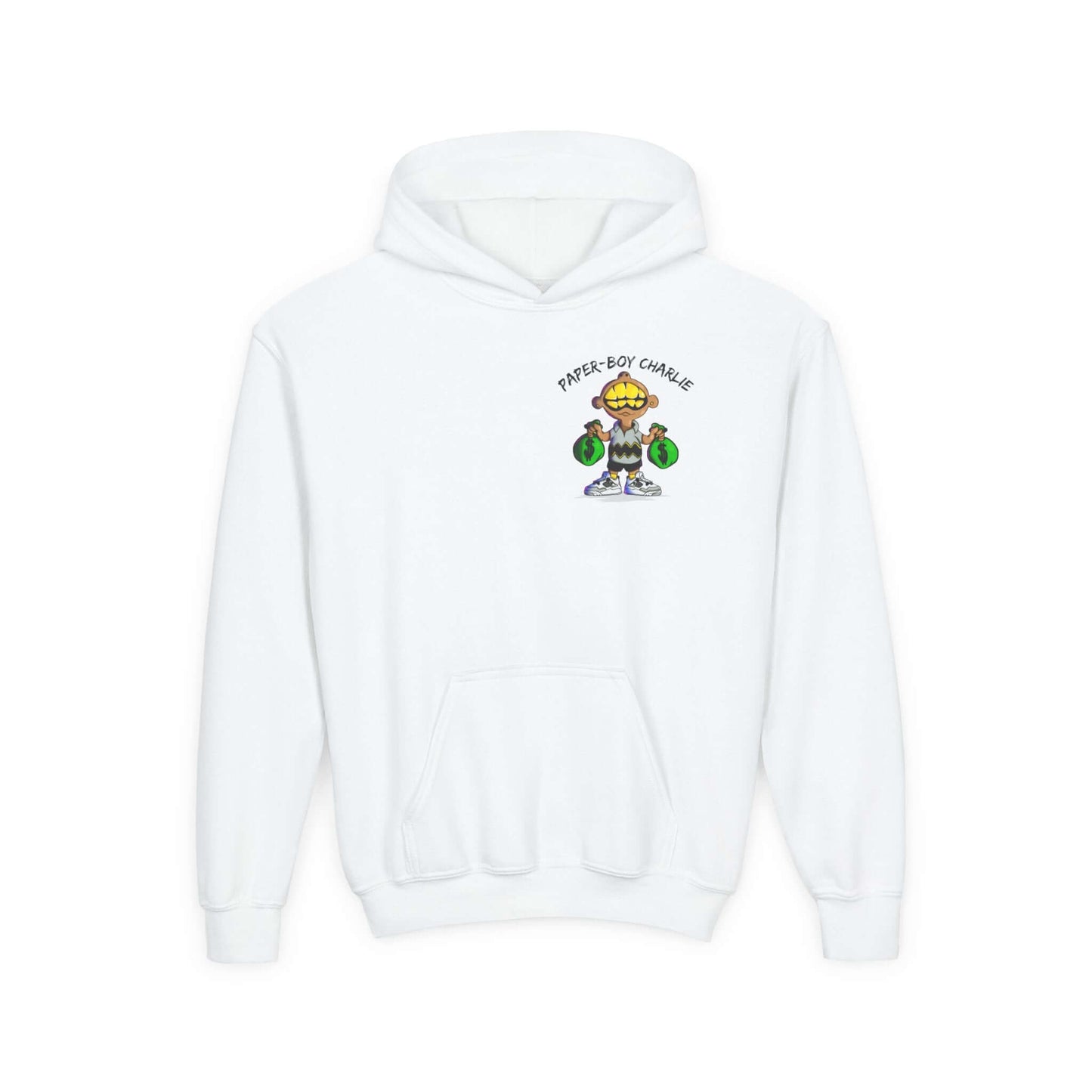 Paper-Boy Charlie Youth Hoodie, Brand63