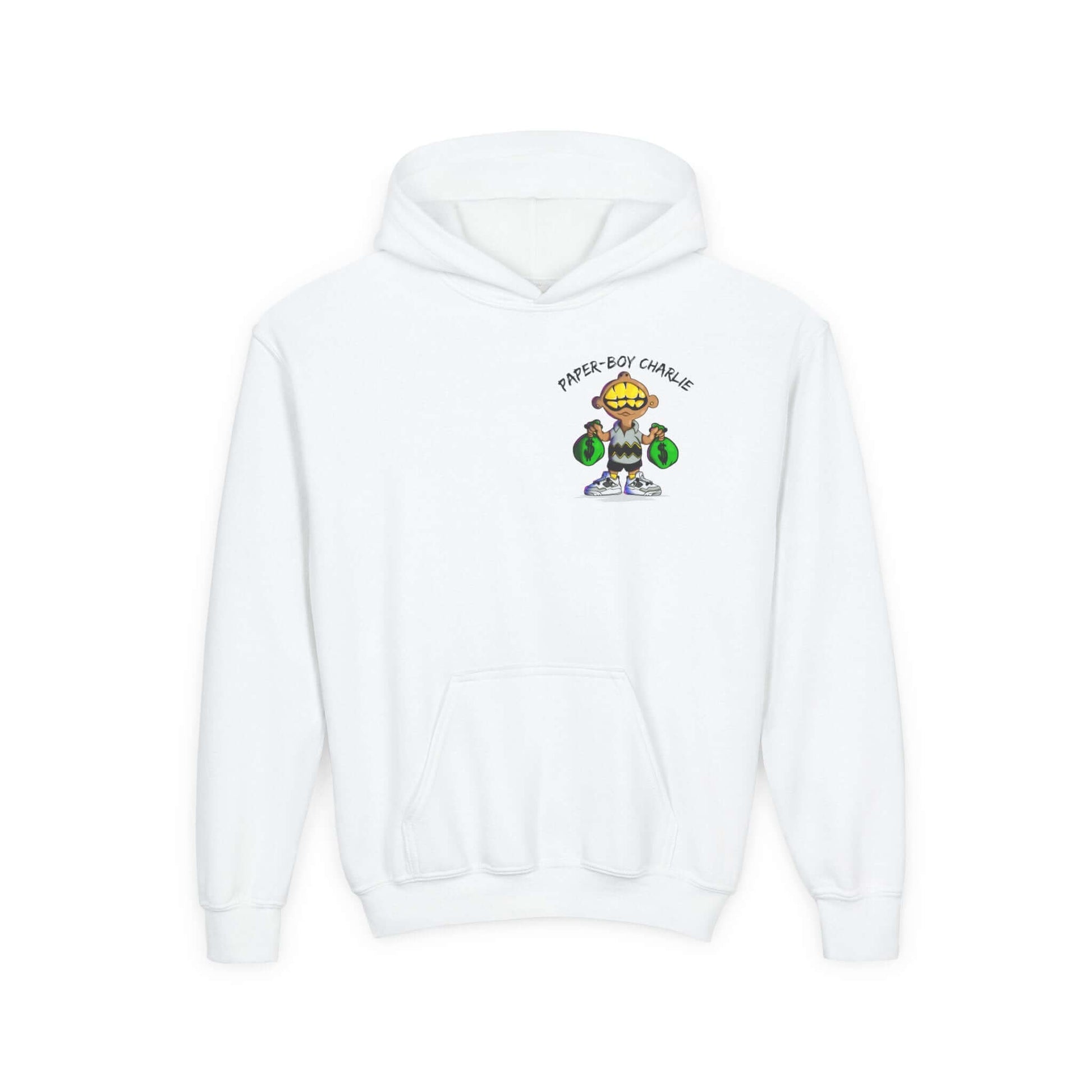 Paper-Boy Charlie Youth Hoodie, Brand63