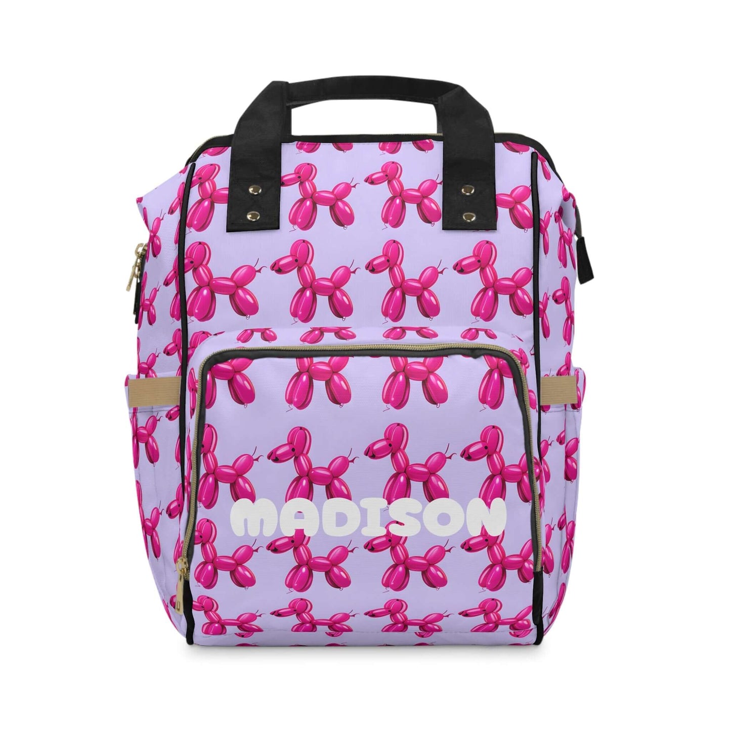 Personalized Balloon-Dog Baby Diaper Bag, Brand63