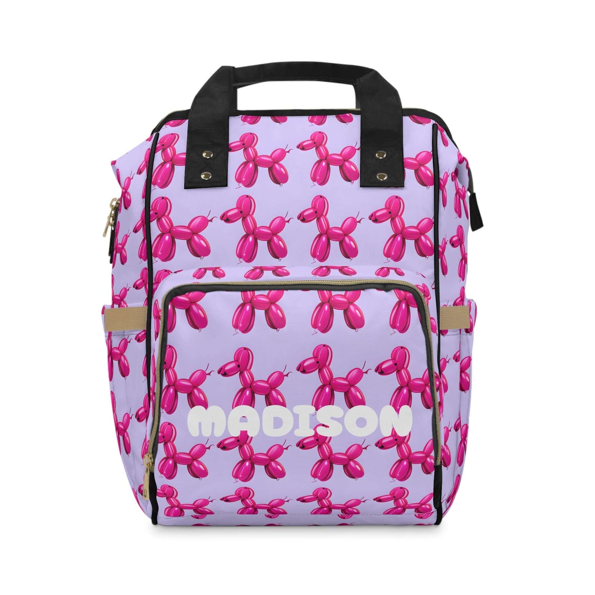 Personalized Balloon-Dog Baby Diaper Bag, Brand63