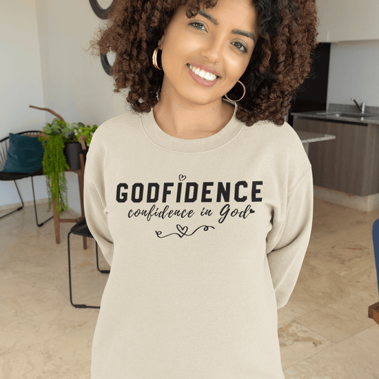Confidence In God Christian Sweatshirt | Religious Wear, Brand63