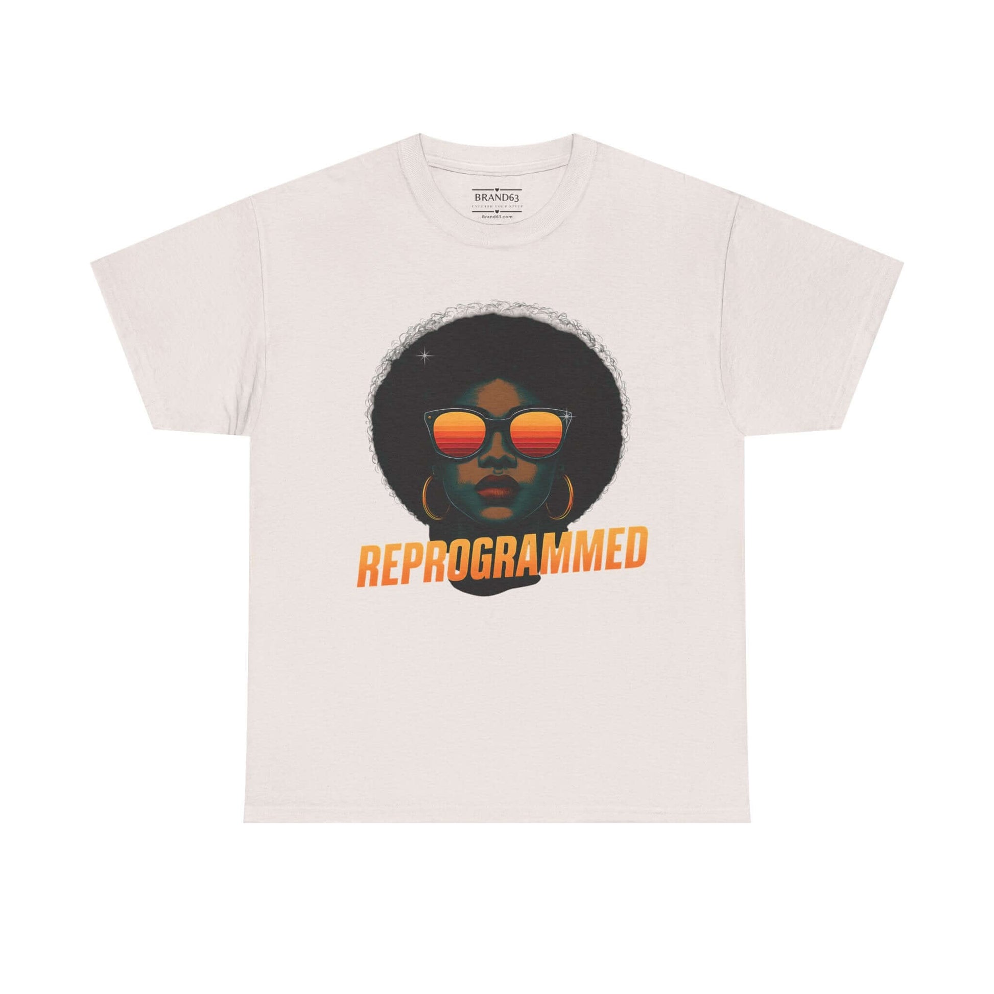 Reprogrammed Afro Graphic Tee | Afrocentric Fashion, Brand63