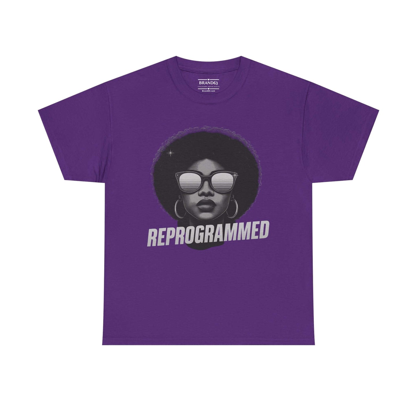Reprogrammed Afro Graphic Tee | Afrocentric Fashion, Brand63