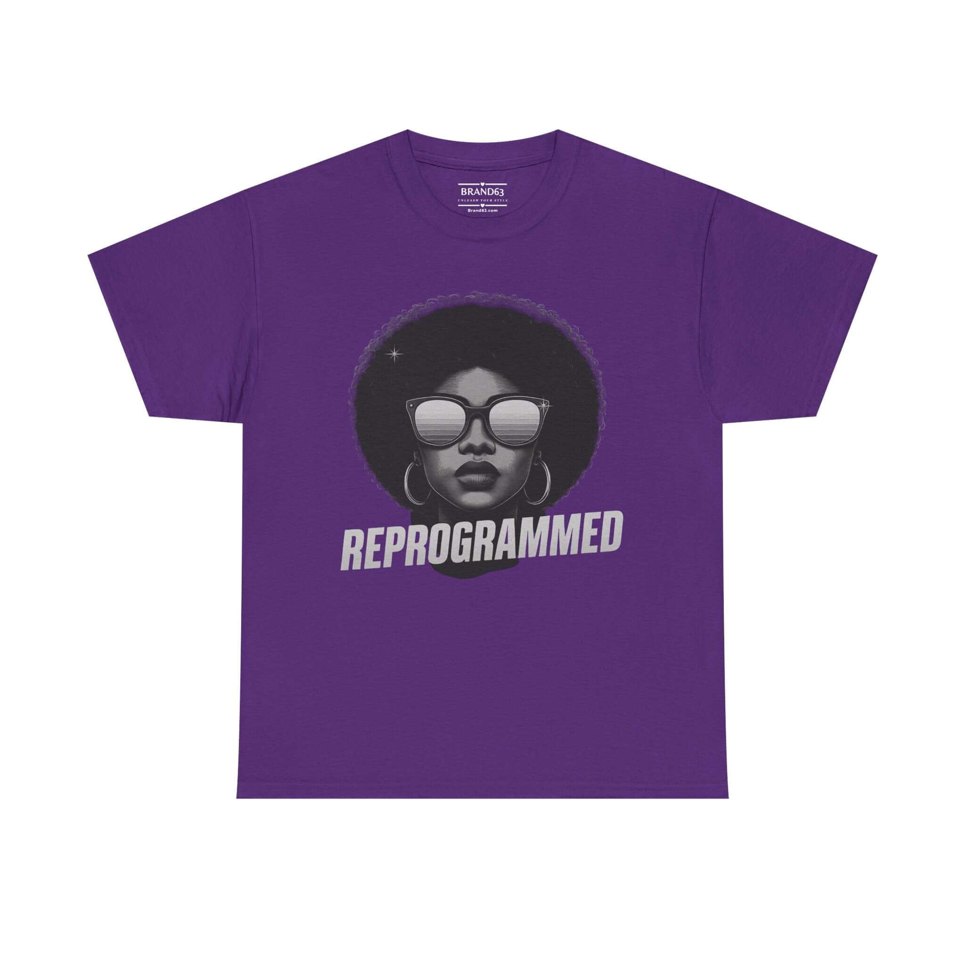 Reprogrammed Afro Graphic Tee | Afrocentric Fashion, Brand63