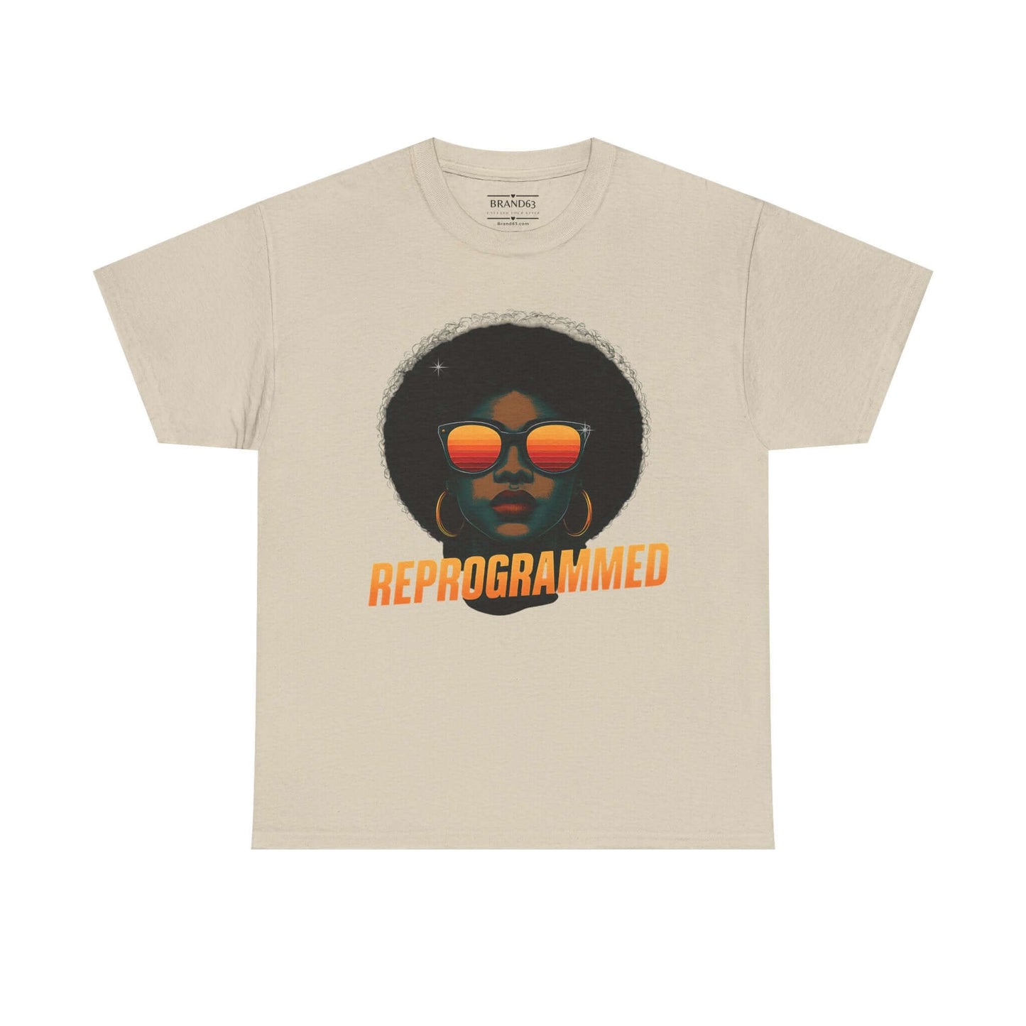 Reprogrammed Afro Graphic Tee | Afrocentric Fashion, Brand63