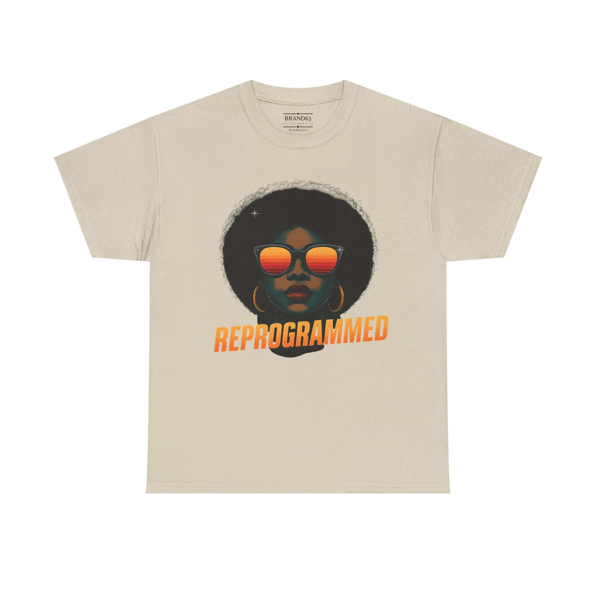 Reprogrammed Afro Graphic Tee | Afrocentric Fashion, Brand63