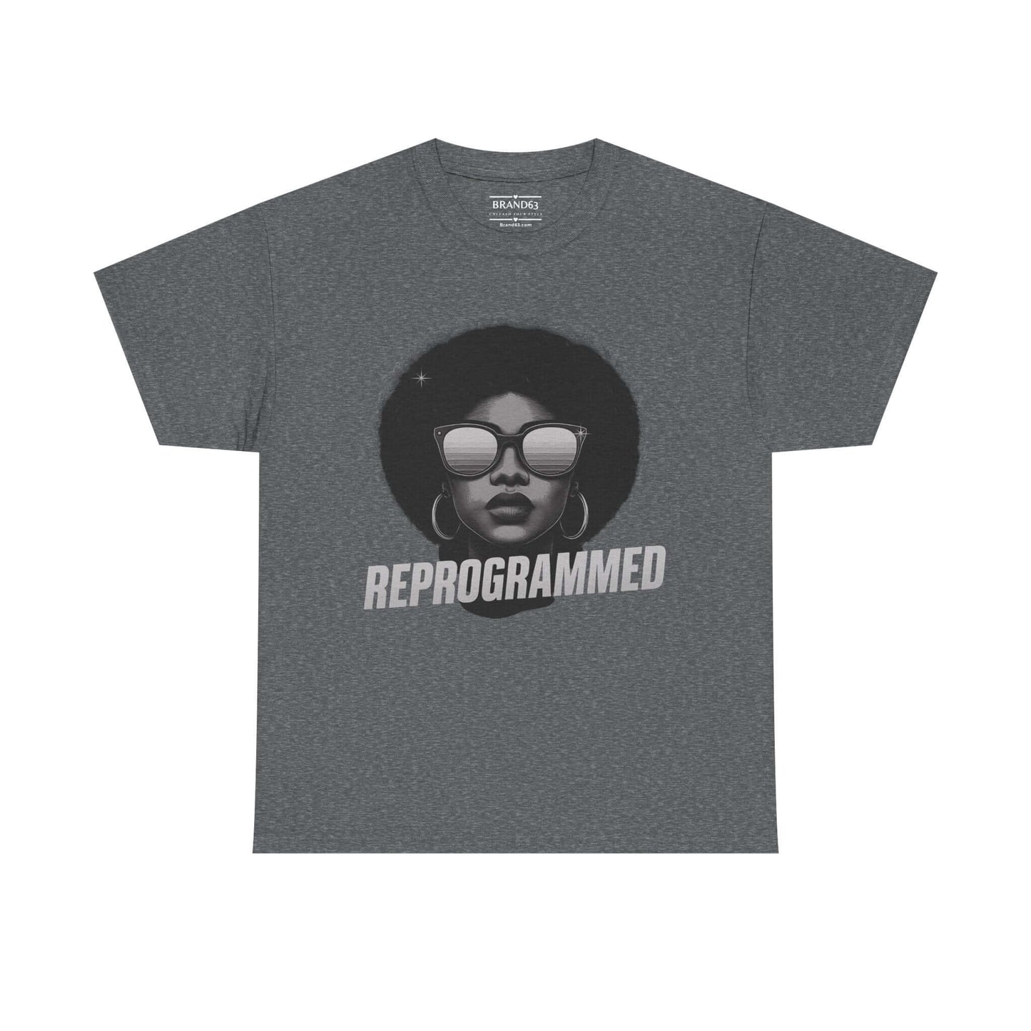 Reprogrammed Afro Graphic Tee | Afrocentric Fashion, Brand63