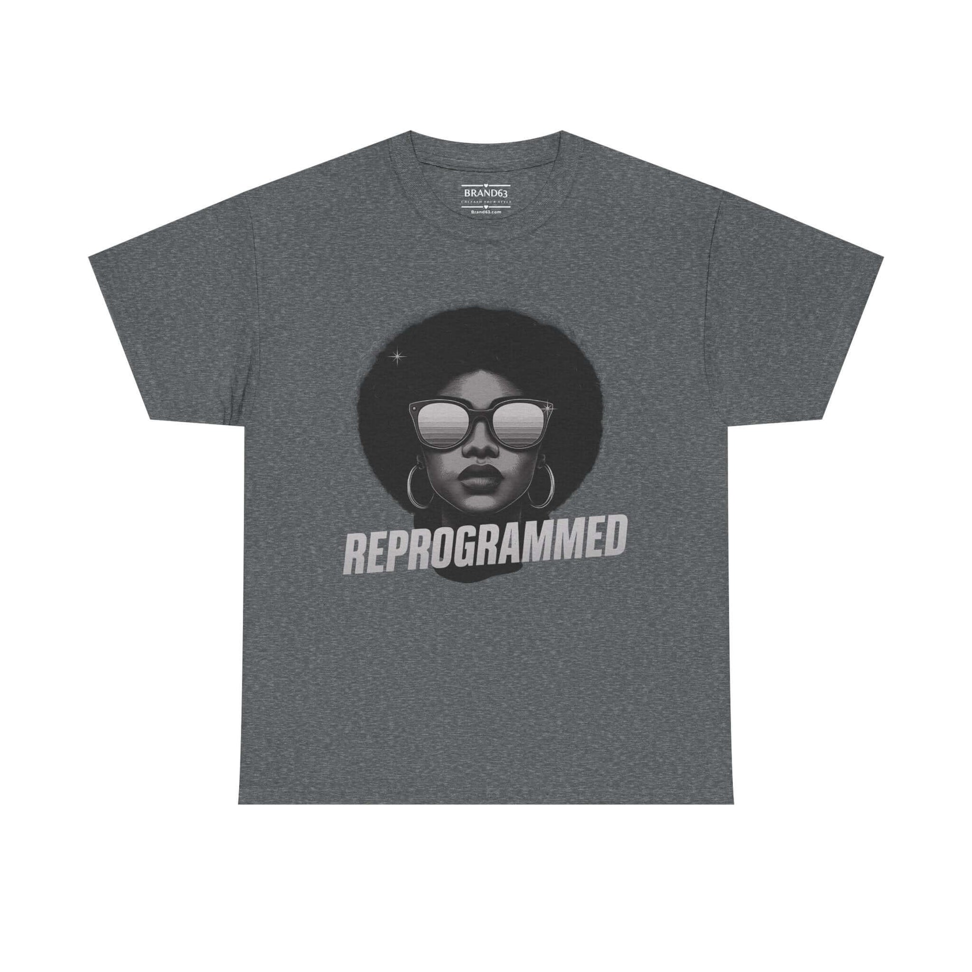 Reprogrammed Afro Graphic Tee | Afrocentric Fashion, Brand63
