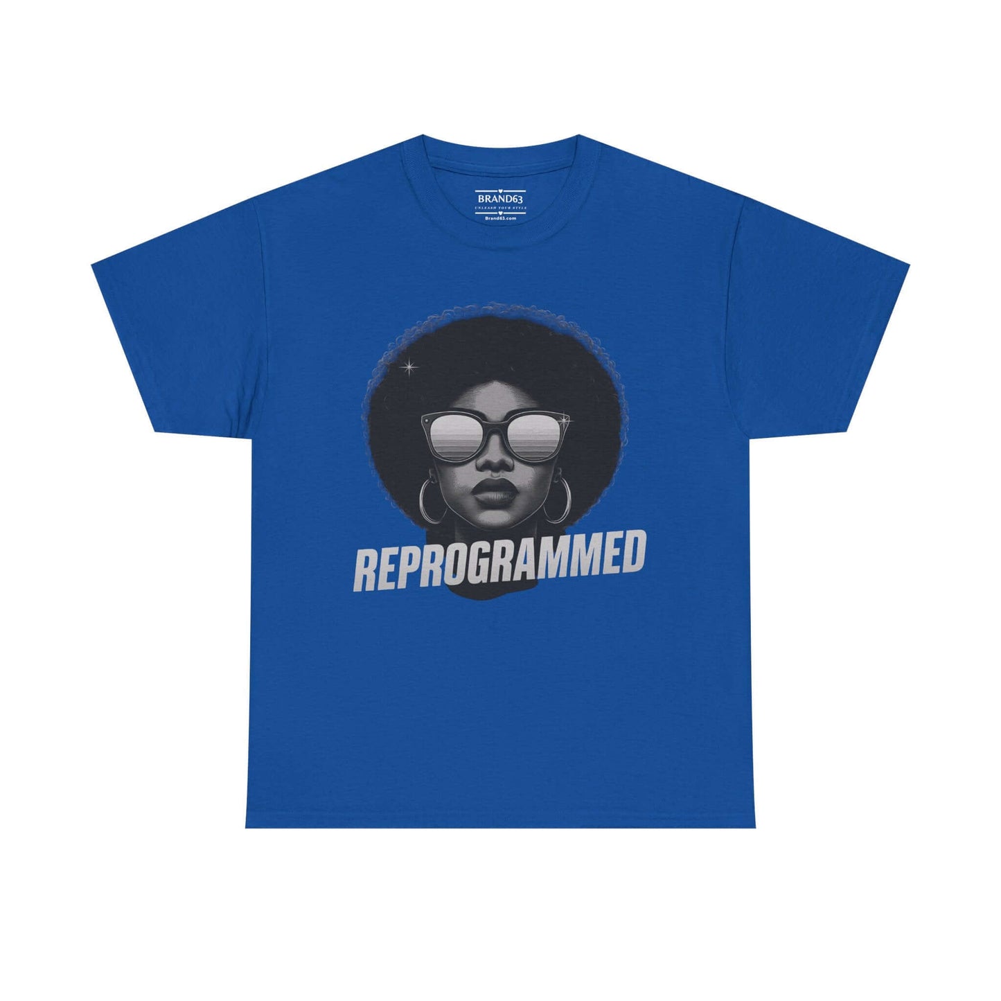 Reprogrammed Afro Graphic Tee | Afrocentric Fashion, Brand63