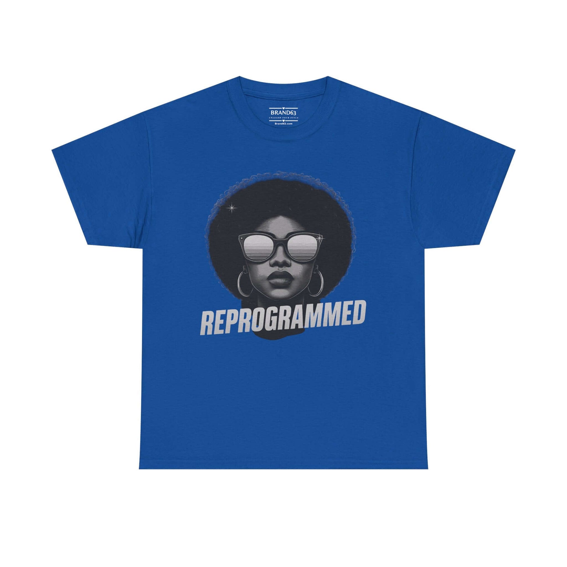 Reprogrammed Afro Graphic Tee | Afrocentric Fashion, Brand63