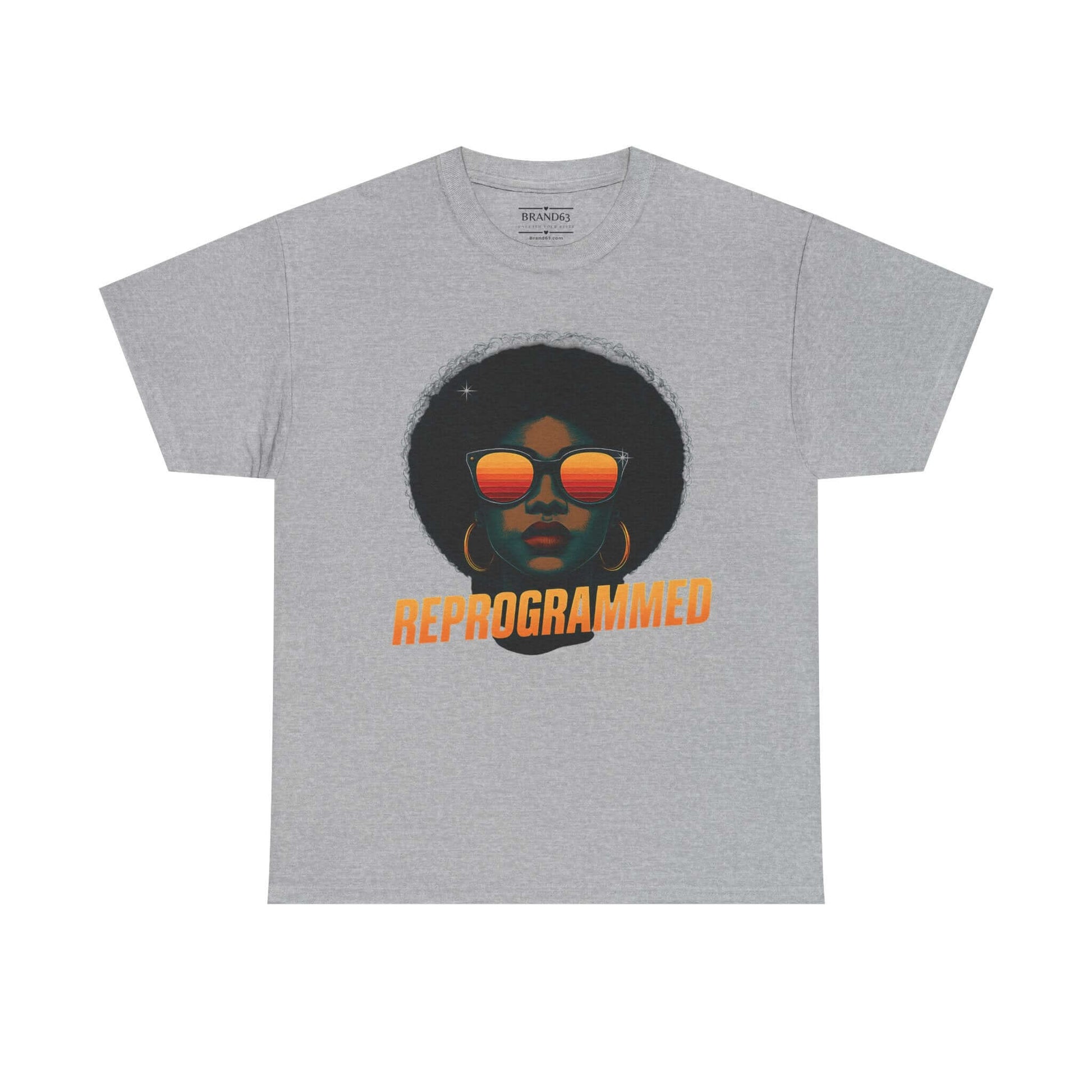 Reprogrammed Afro Graphic Tee | Afrocentric Fashion, Brand63