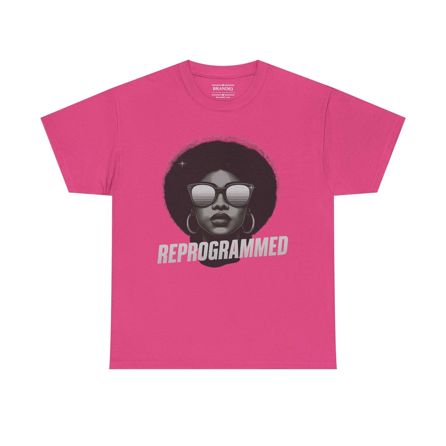 Reprogrammed Afro Graphic Tee | Afrocentric Fashion, Brand63