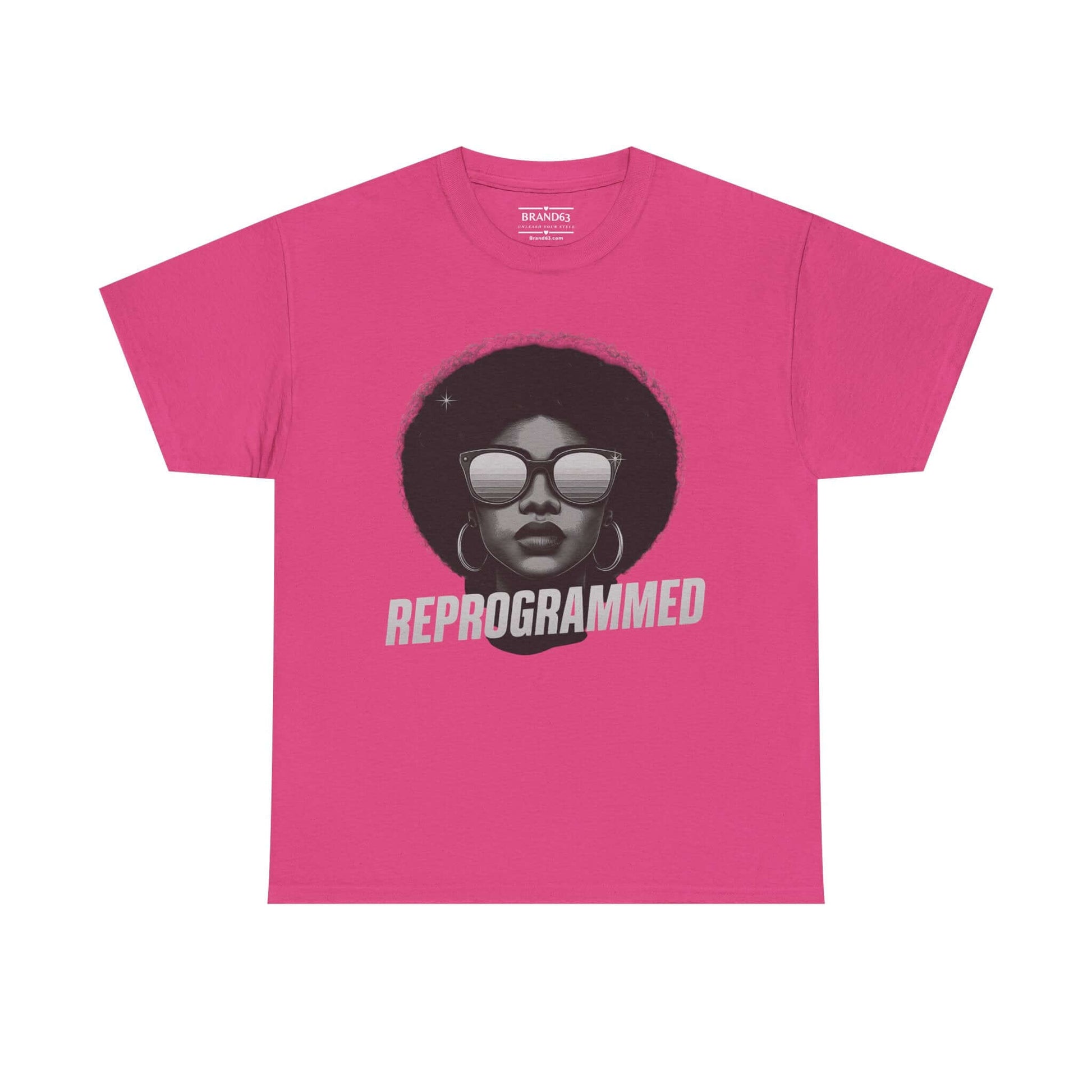 Reprogrammed Afro Graphic Tee | Afrocentric Fashion, Brand63