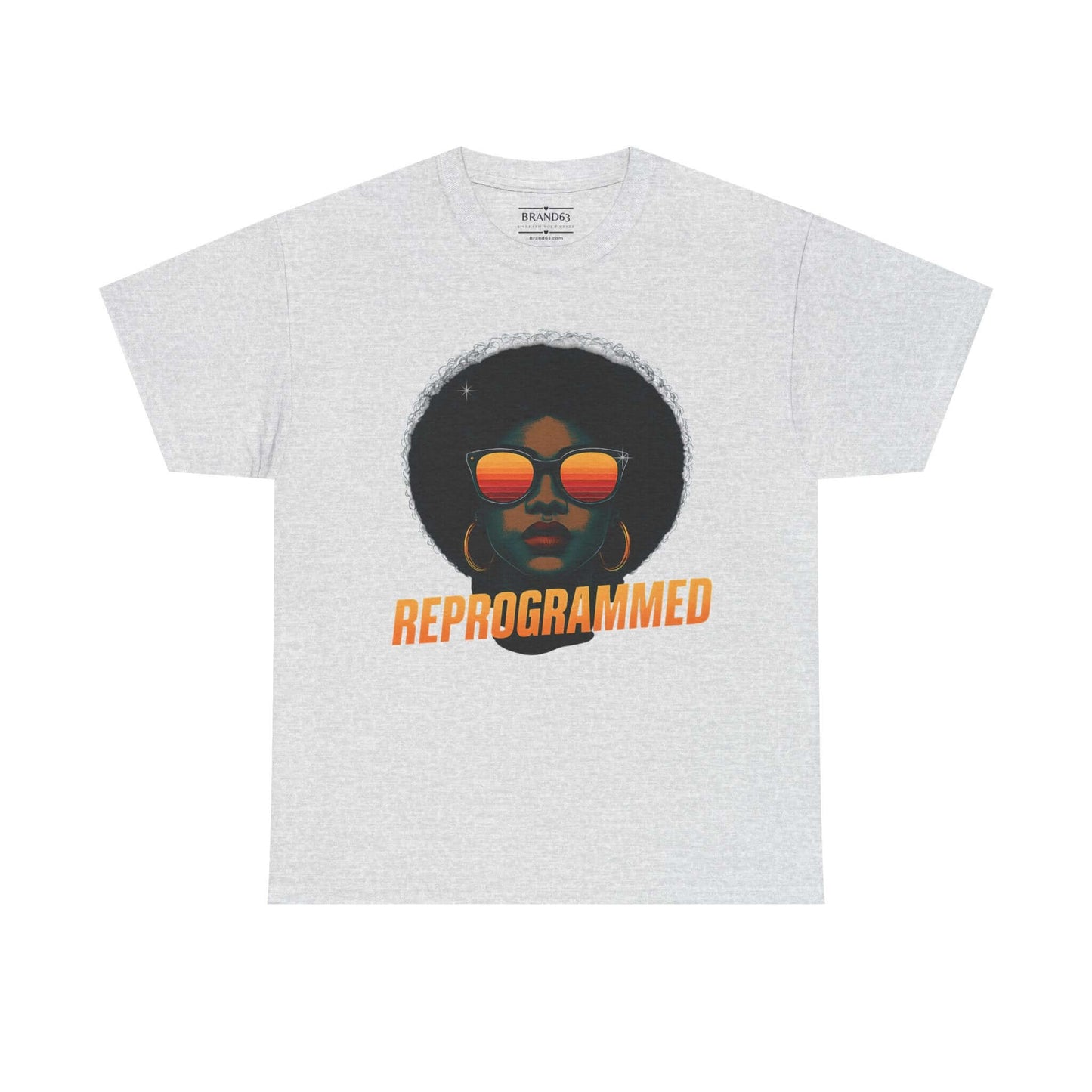 Reprogrammed Afro Graphic Tee | Afrocentric Fashion, Brand63