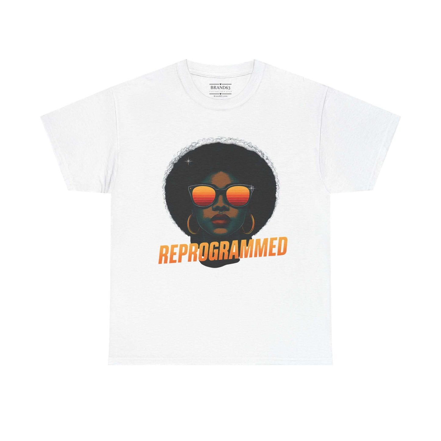Reprogrammed Afro Graphic Tee | Afrocentric Fashion, Brand63