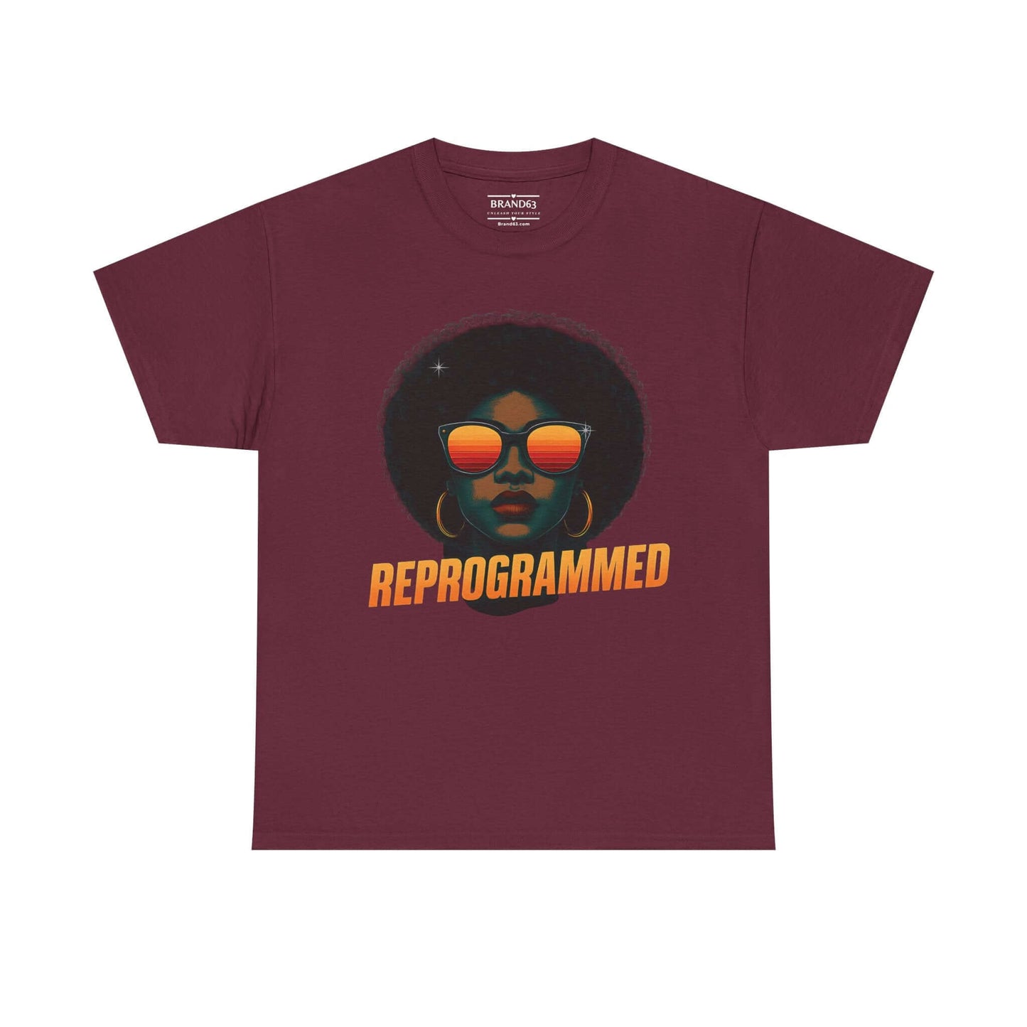 Reprogrammed Afro Graphic Tee | Afrocentric Fashion, Brand63