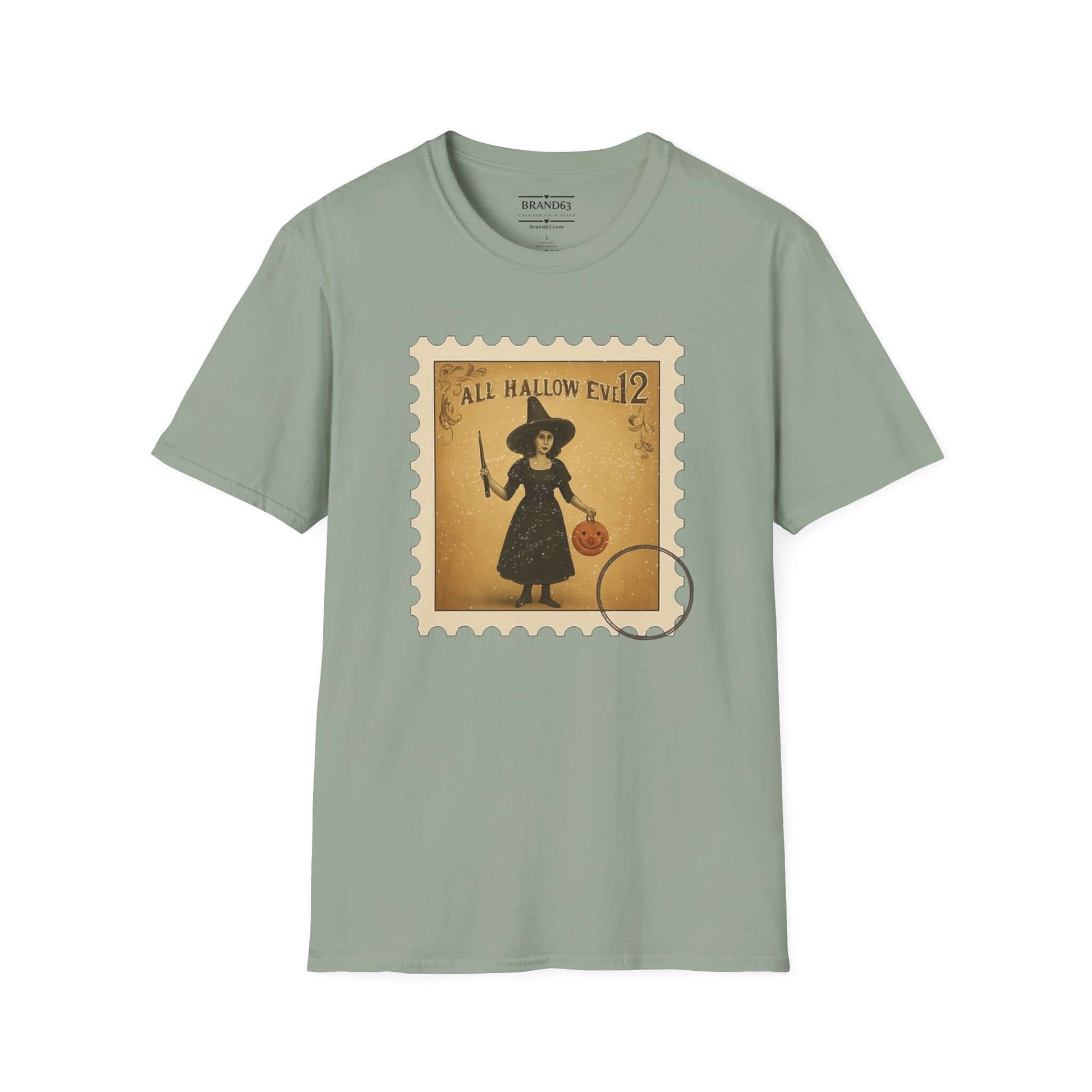 Retro Halloween Postage Stamp Tee, Brand63