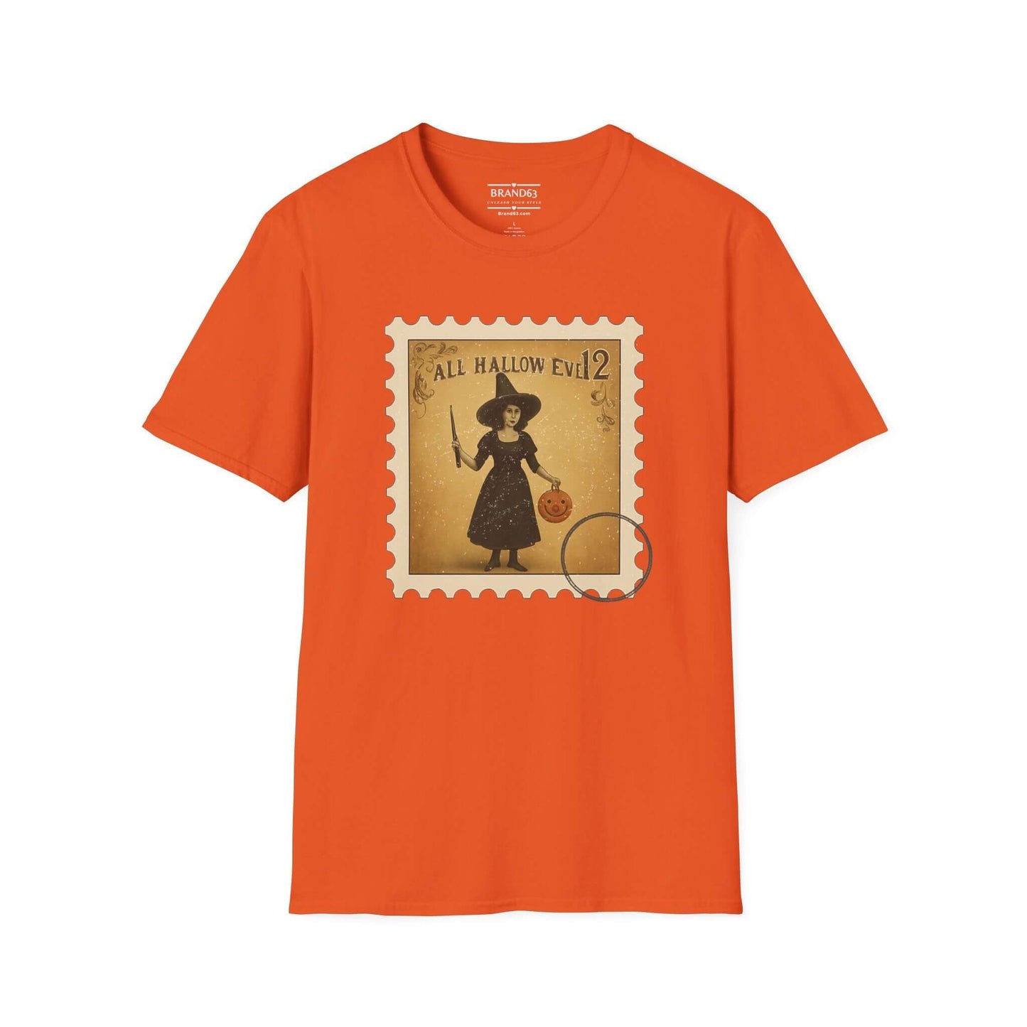 Retro Halloween Postage Stamp Tee, Brand63